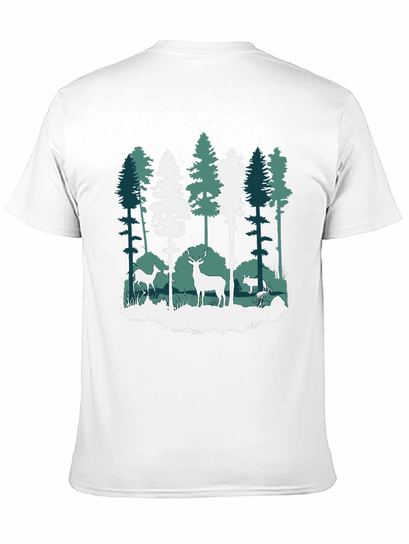 Nature Deer Forest Graphic Tee