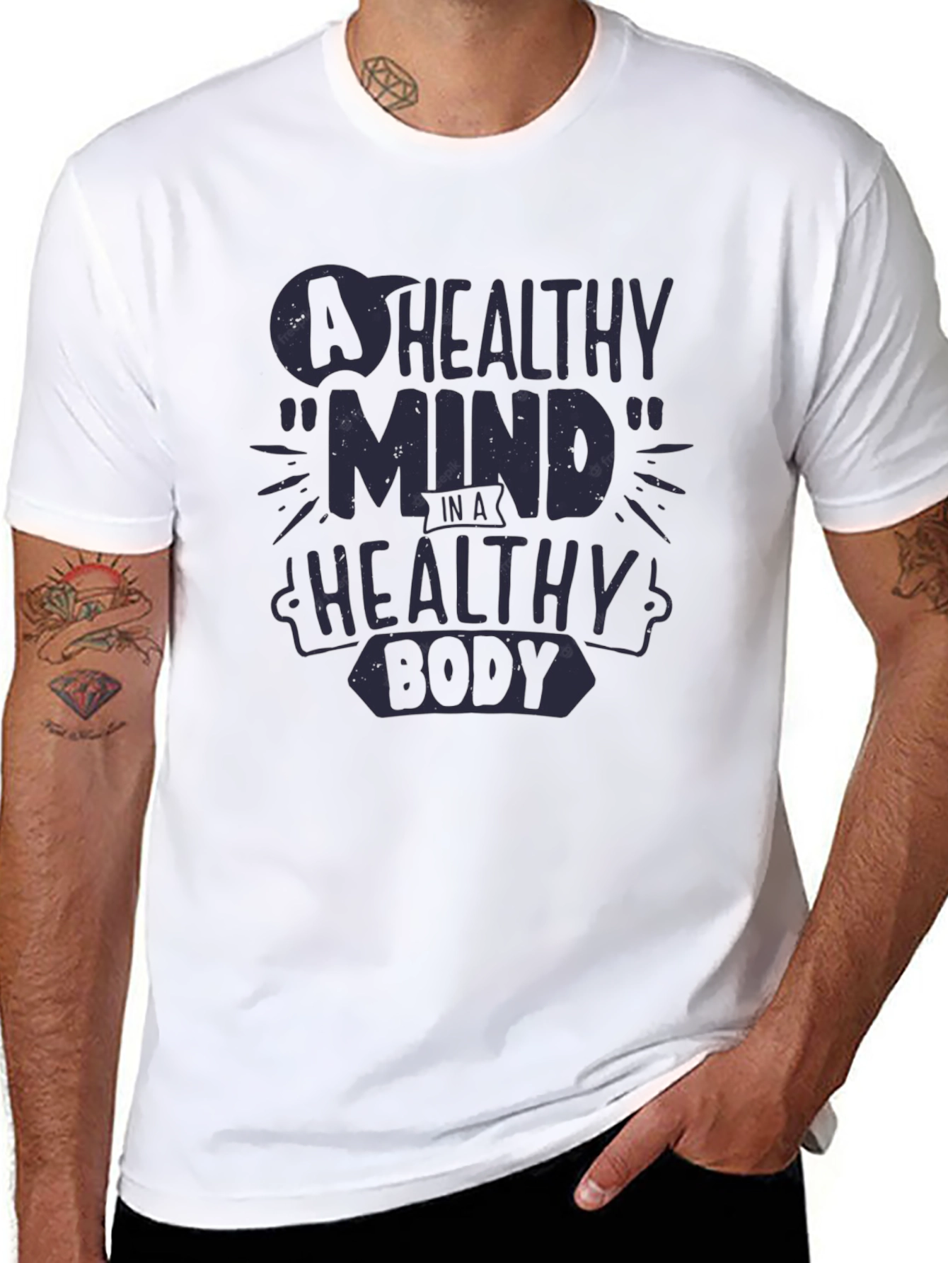 Healthy Mind Healthy Body Graphic Tee