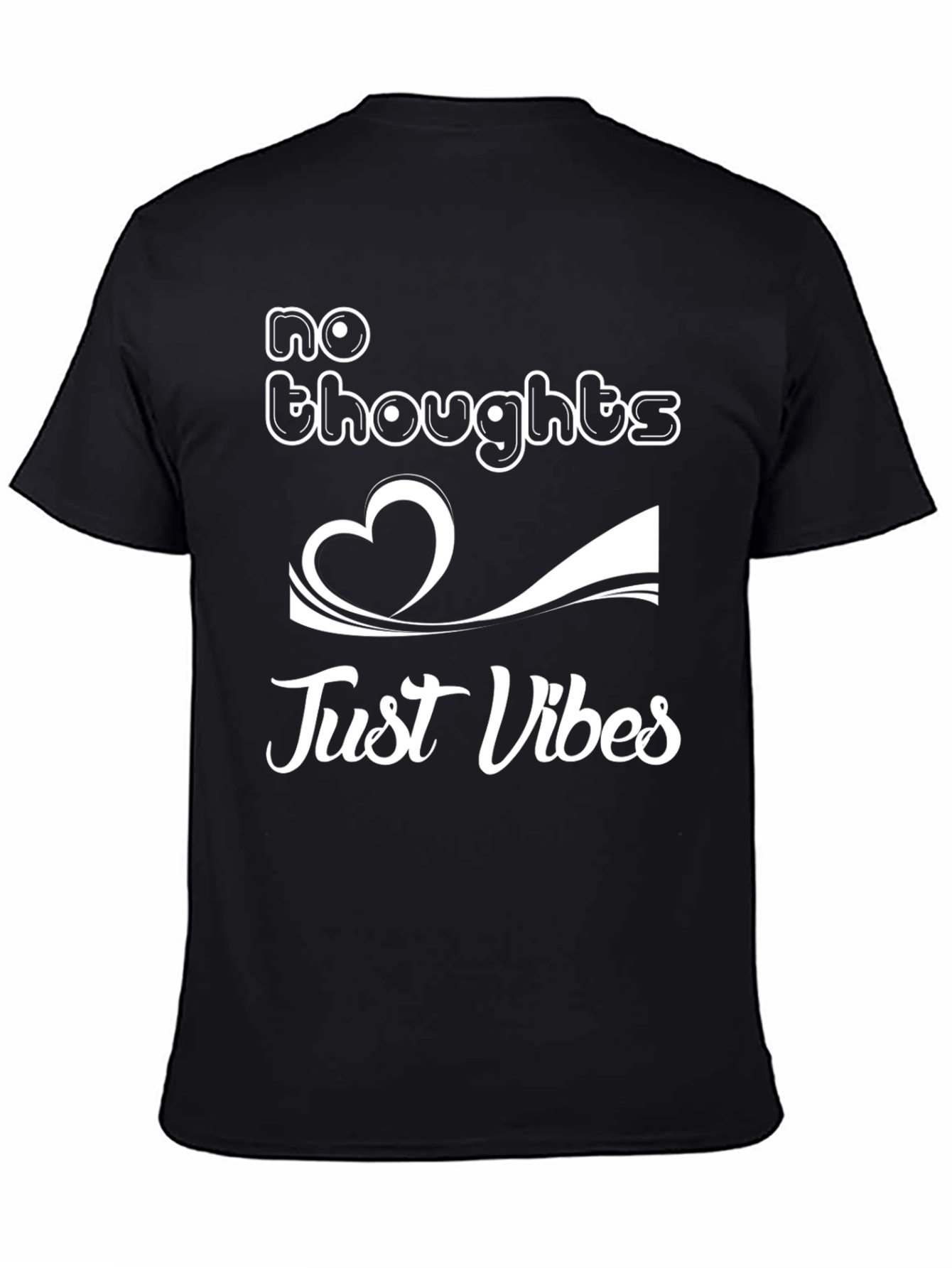 No Thoughts Just Vibes Graphic Tee - Unisex
