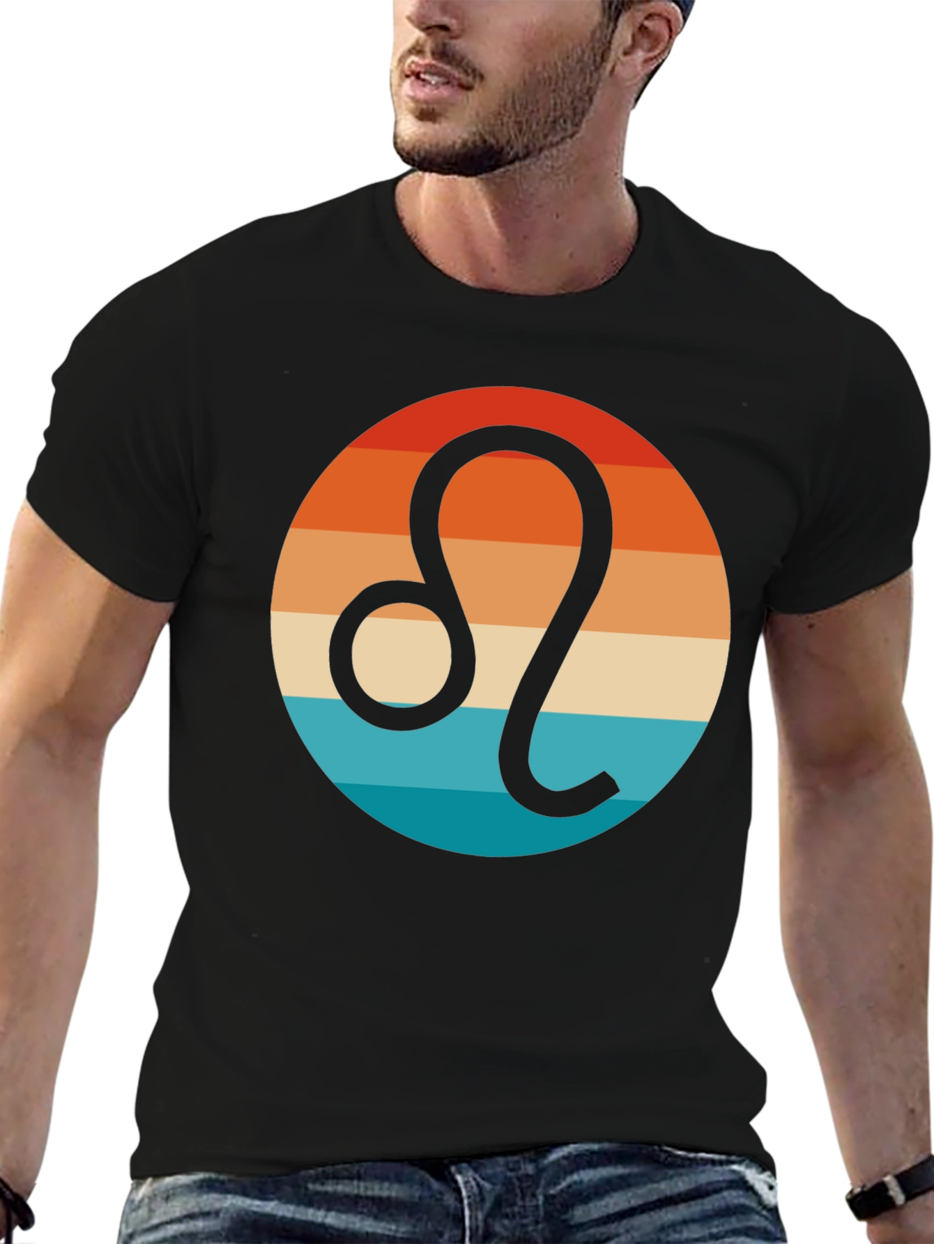 Retro Leo Zodiac T-Shirt - Stylish Astrology Tee