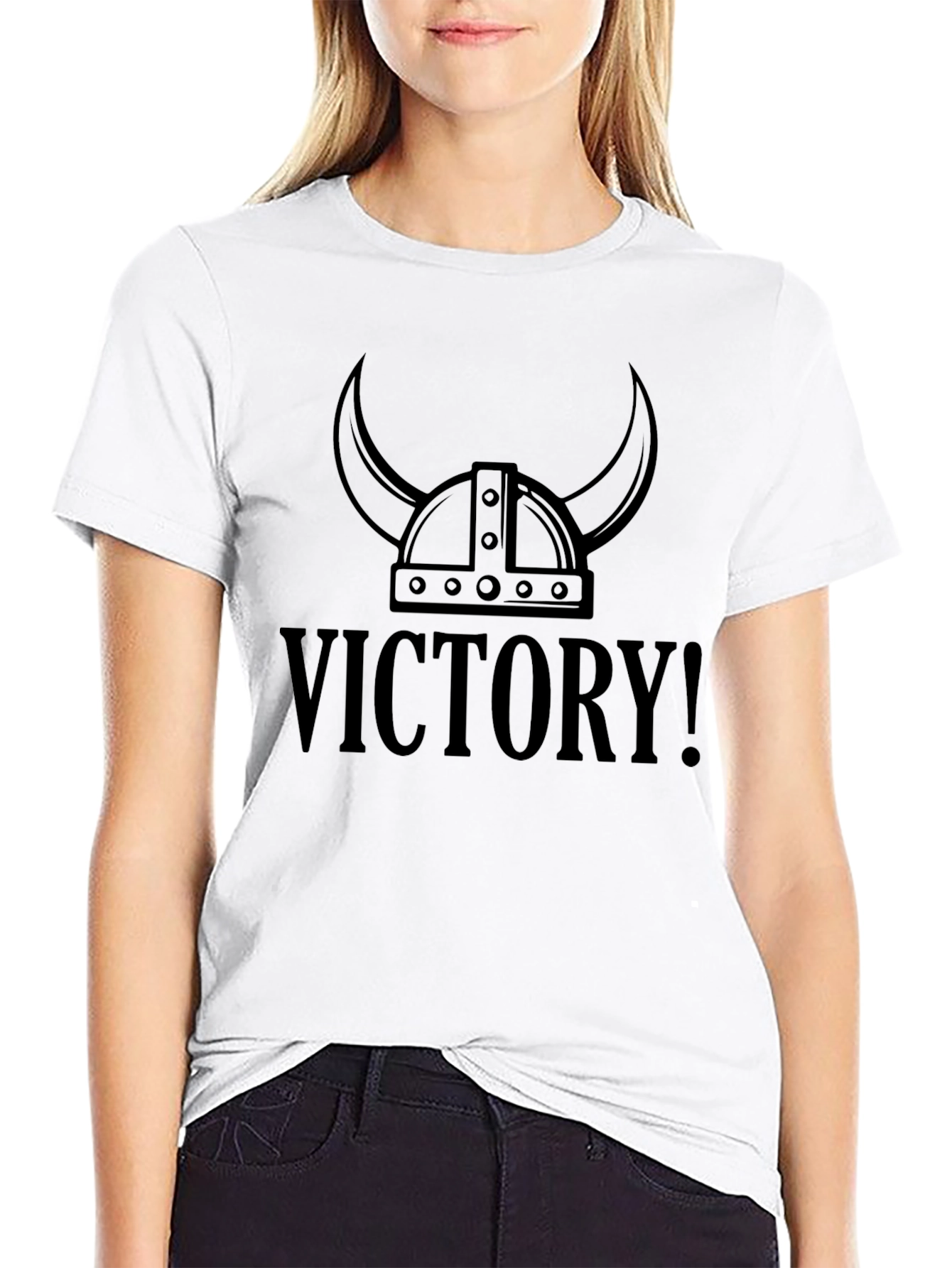 Victory Viking Helmet T-Shirt