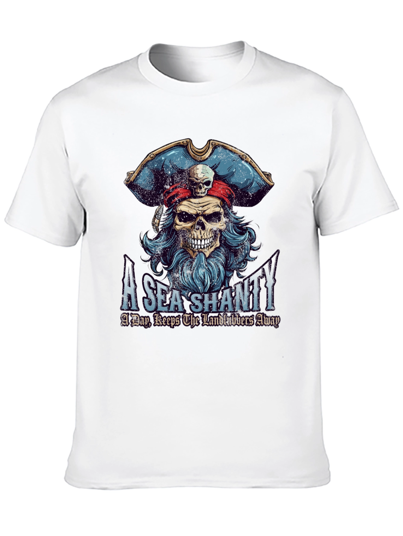 A Sea Shanty T-Shirt Pirate Skull Tee