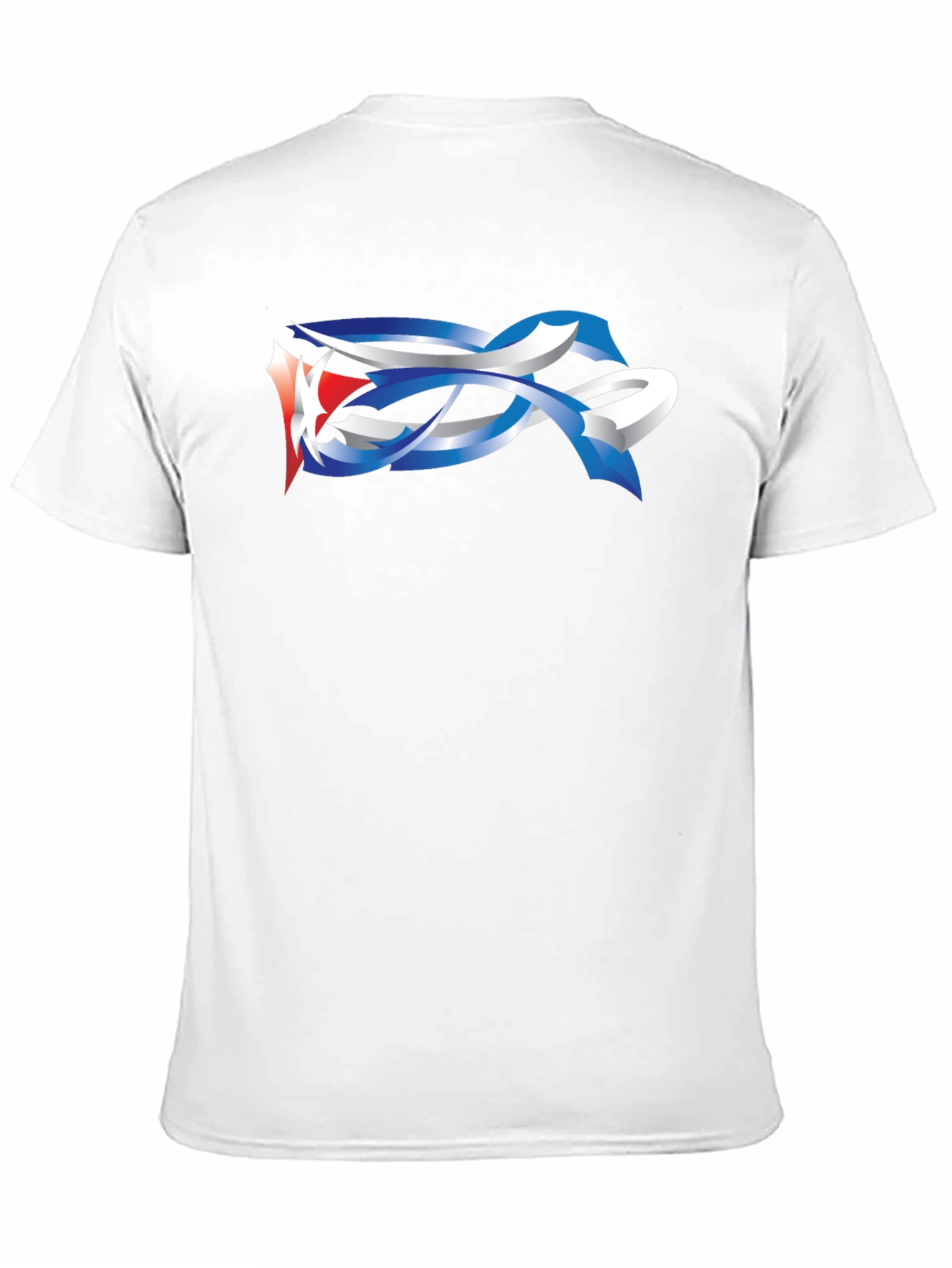 Abstract Graphic Tee - Mens Black T-Shirt