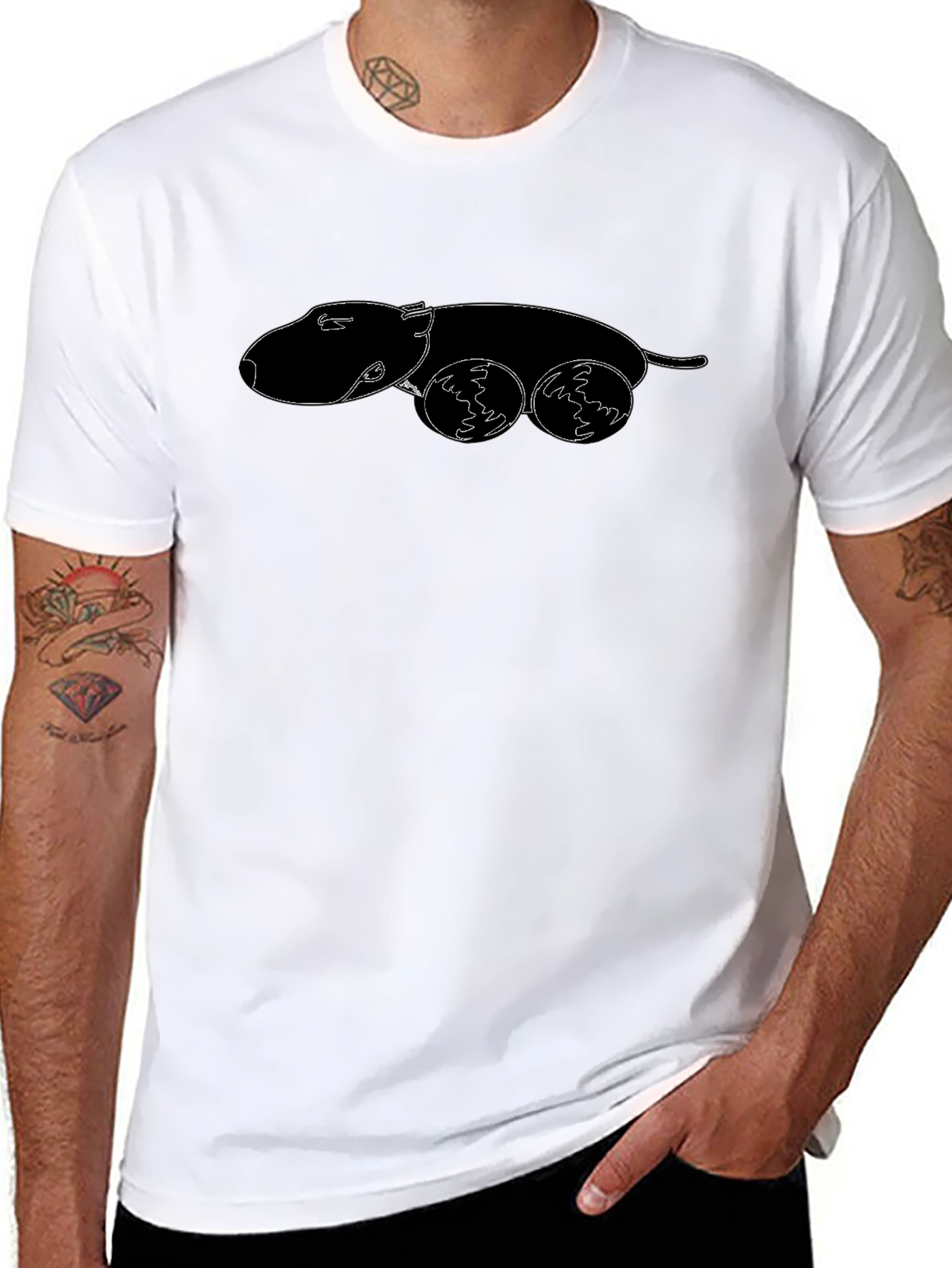 Black Dog Graphic Tee