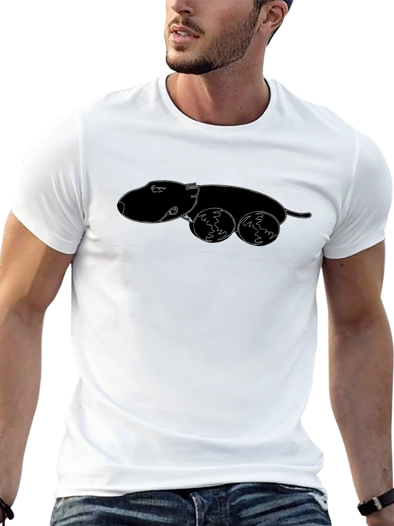 Black Dog Graphic Tee