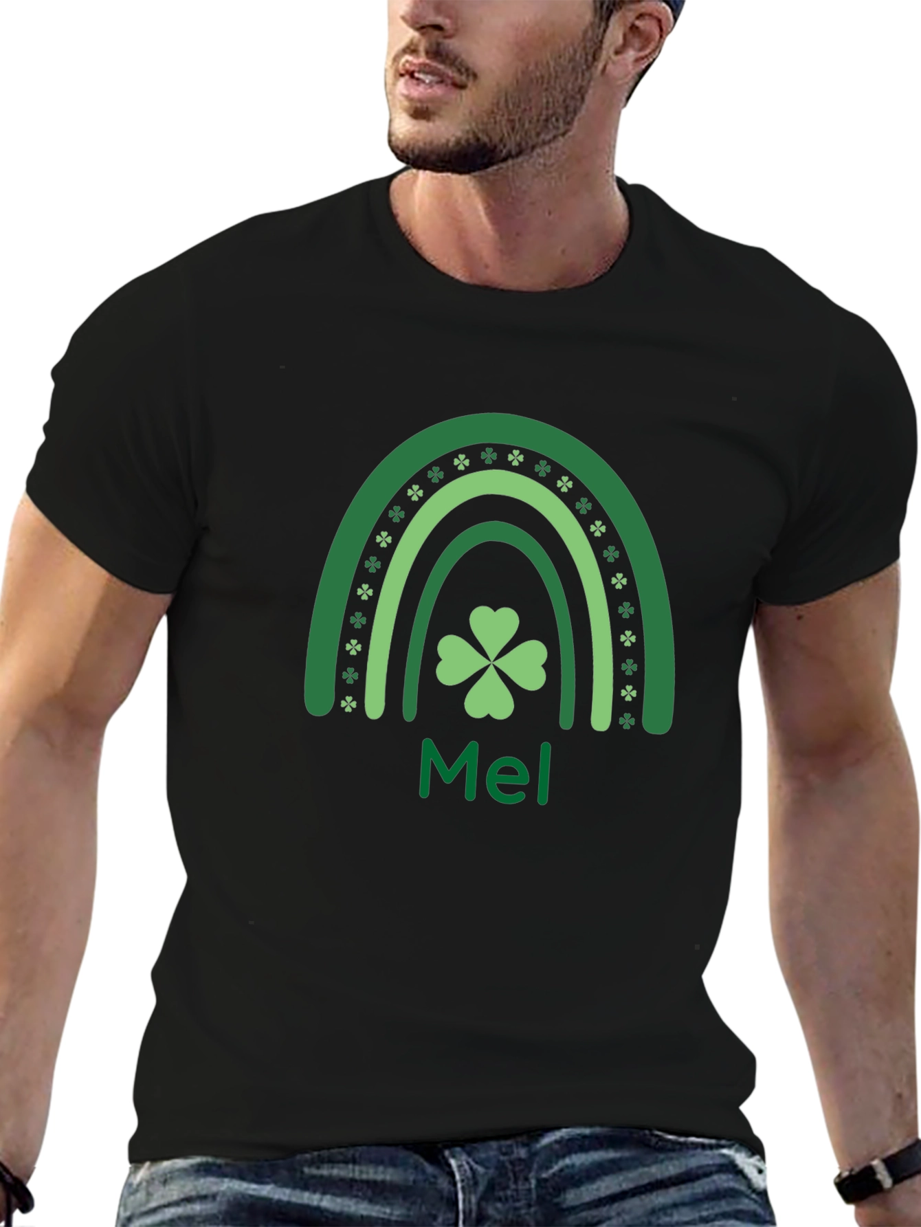 St. Patricks Day Mel Rainbow T-Shirt