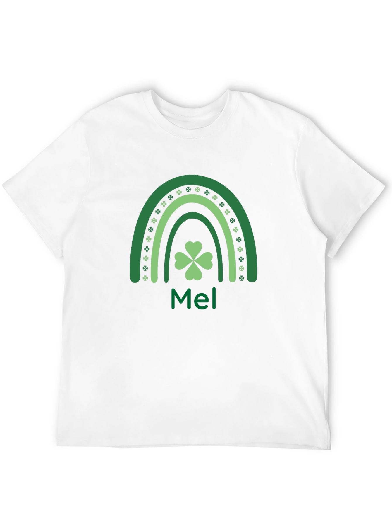 St. Patricks Day Mel Rainbow T-Shirt