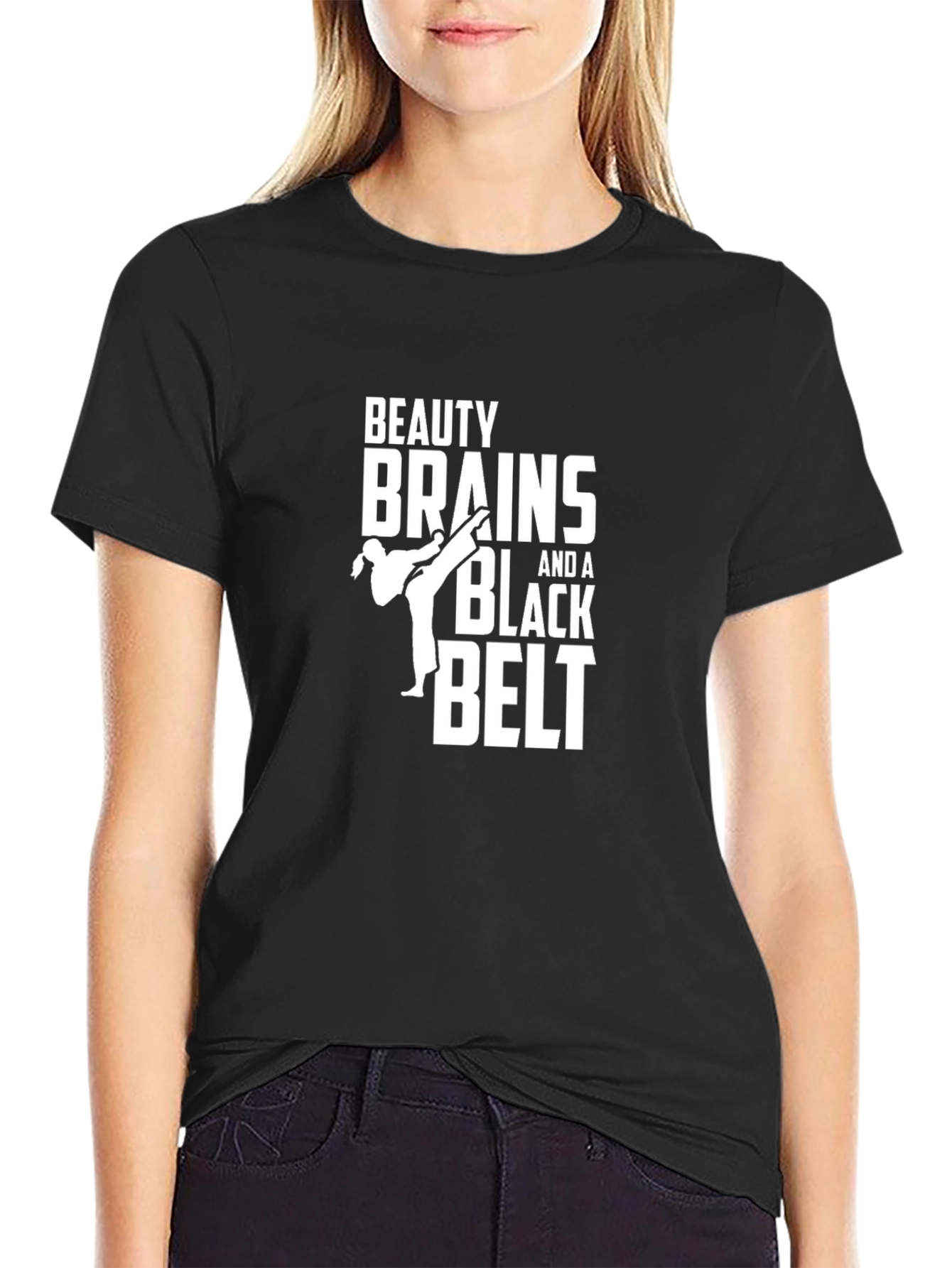 Beauty Brains and a Black Belt T-Shirt