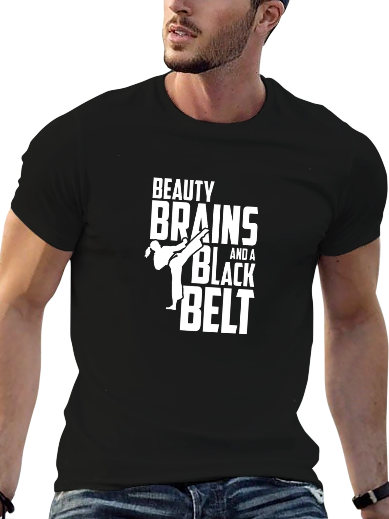 Beauty Brains and a Black Belt T-Shirt
