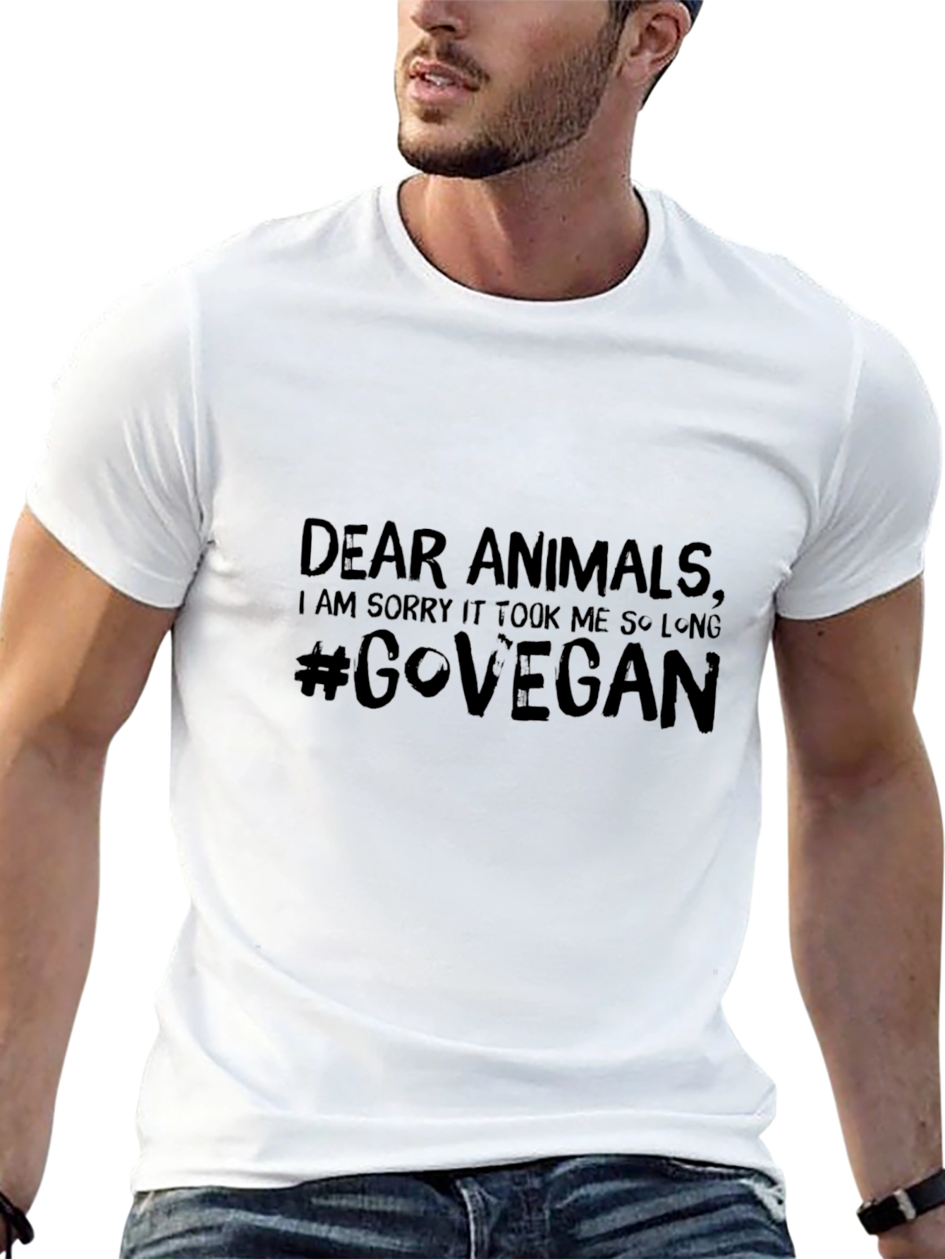 Go Vegan Black T-Shirt