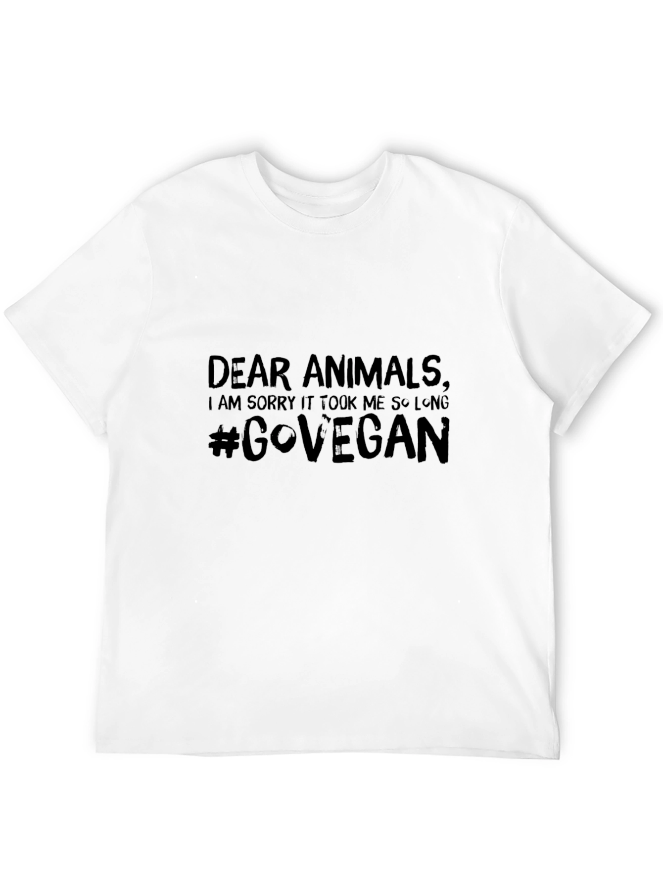 Go Vegan Black T-Shirt