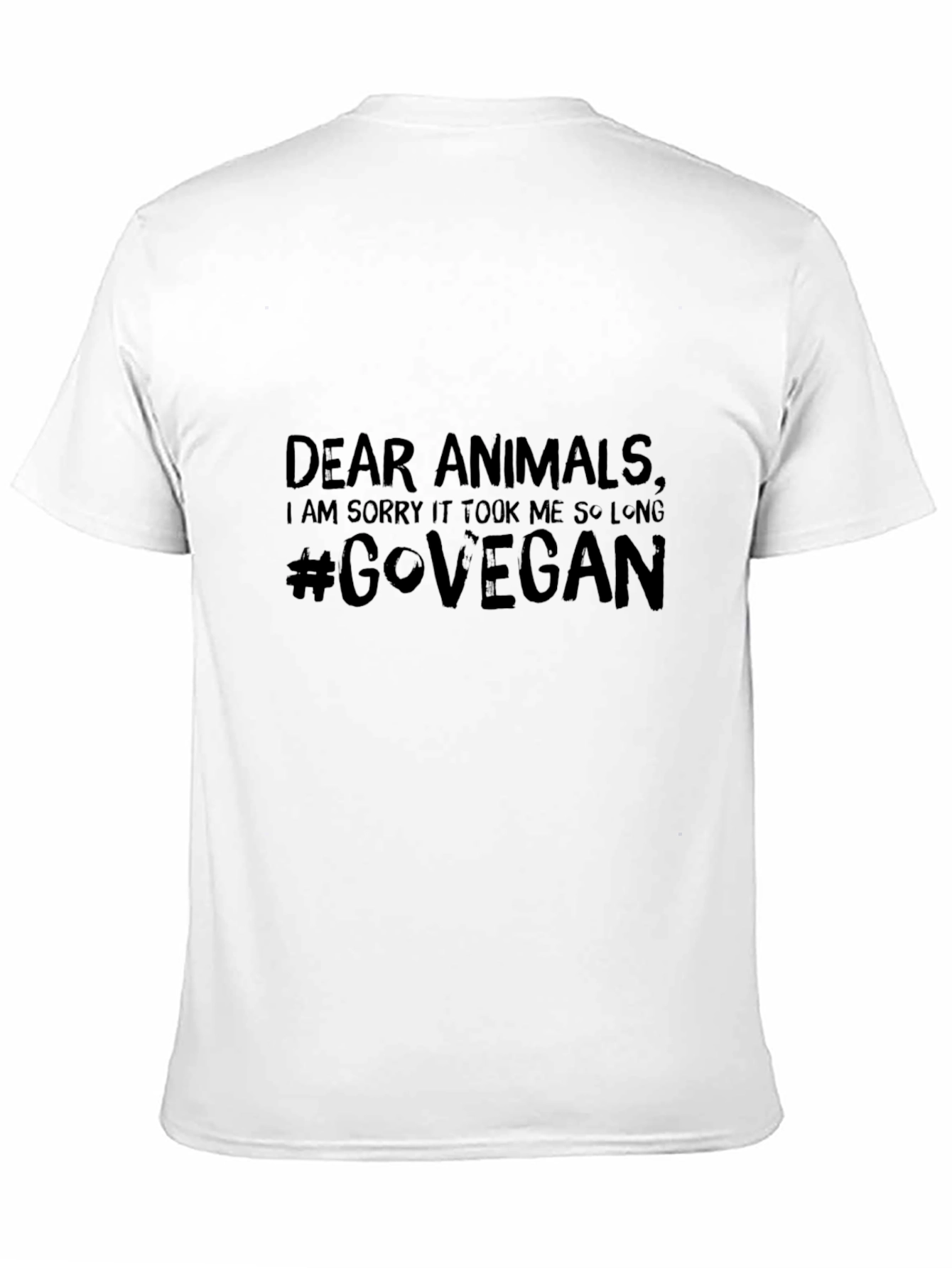 Go Vegan Black T-Shirt