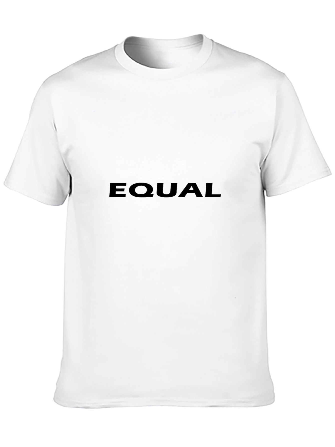 Equal Black Graphic T-Shirt