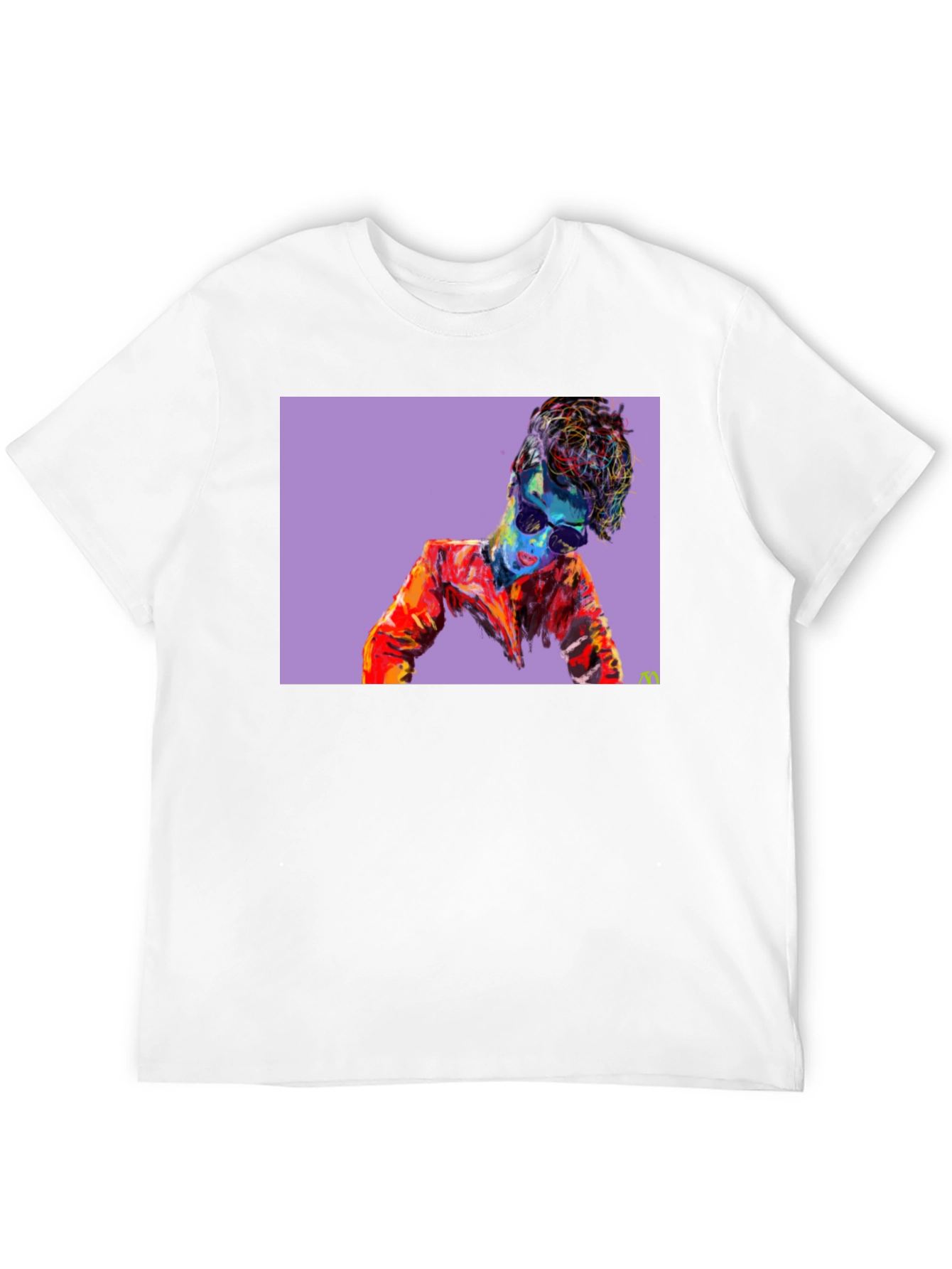 Abstract Pop Art Graphic Tee - Cool Artistic Design