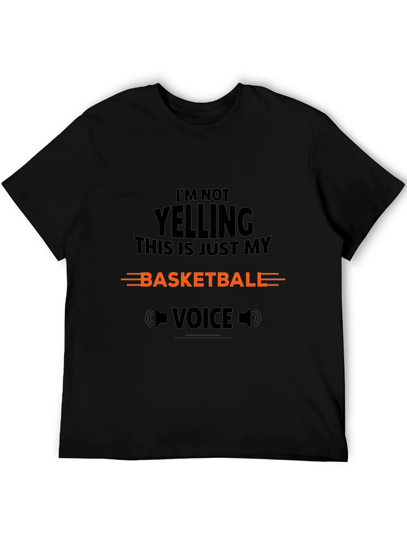 Basketball Voice T-Shirt - Funny Sports Tee