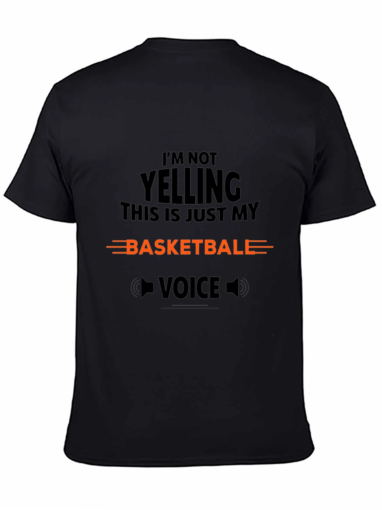 Basketball Voice T-Shirt - Funny Sports Tee