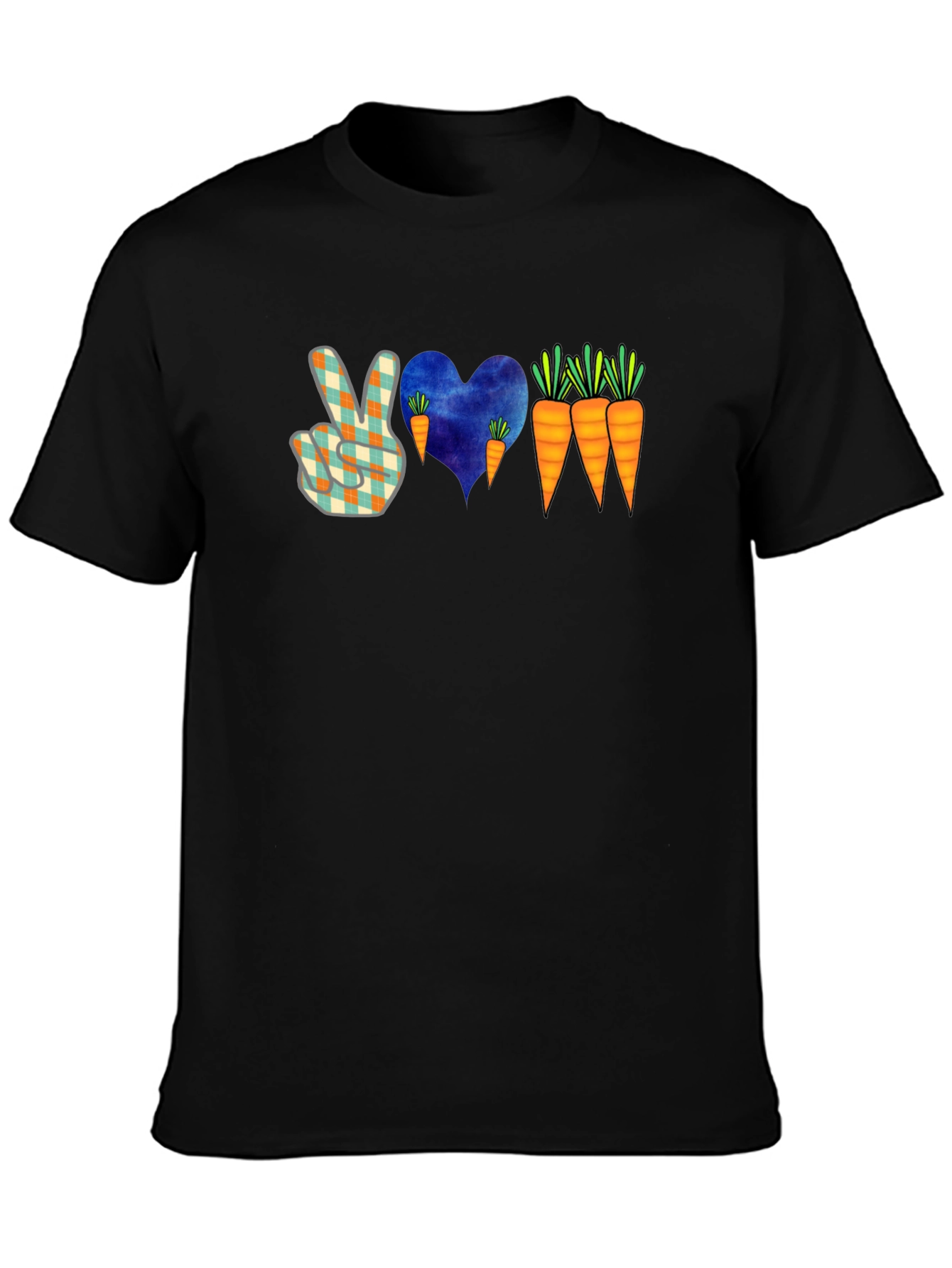 Peace Love Carrots Graphic T-Shirt