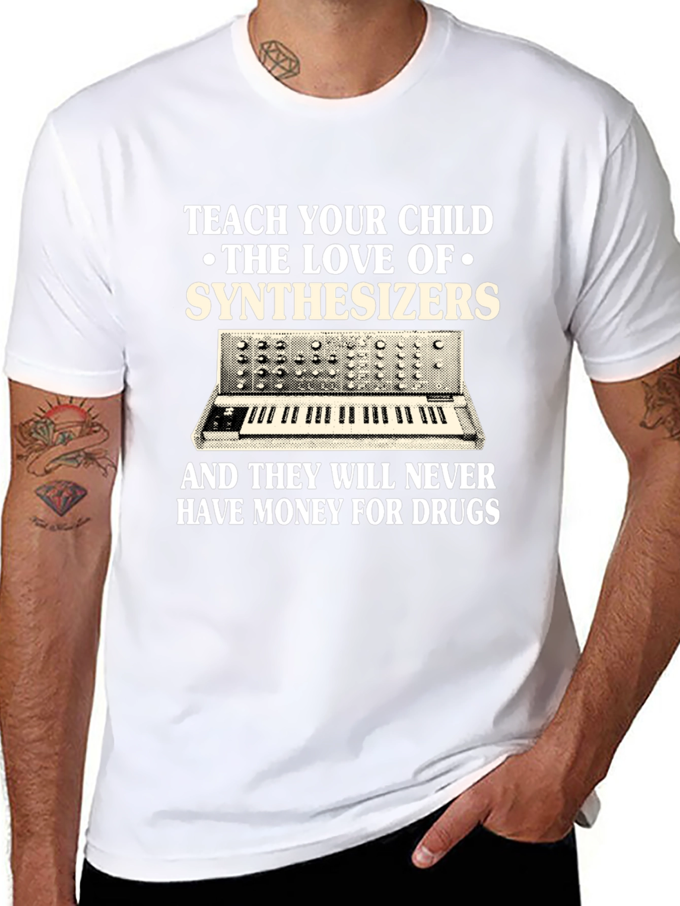 Teach Your Child Synthesizers Graphic T-Shirt