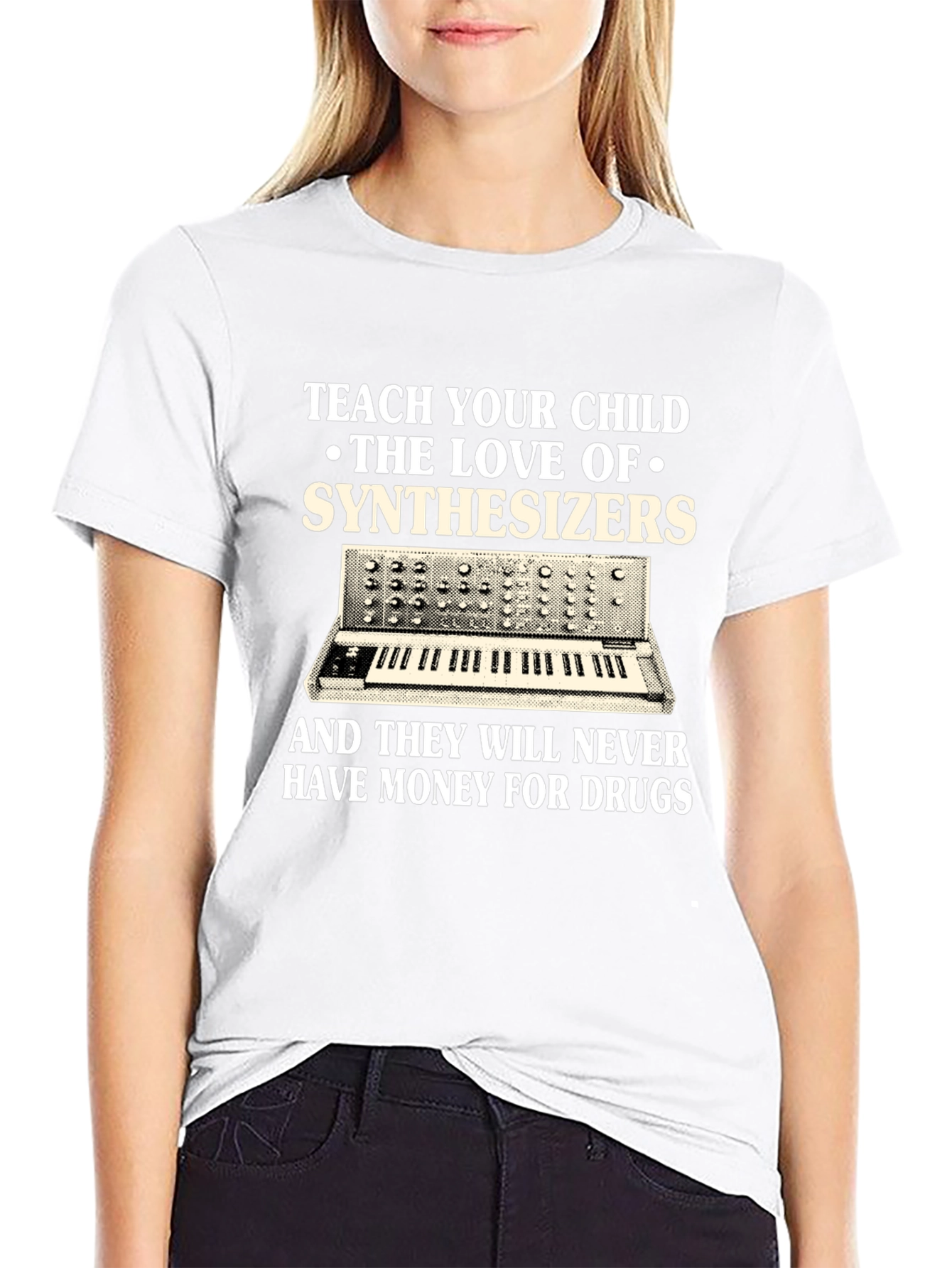 Teach Your Child Synthesizers Graphic T-Shirt