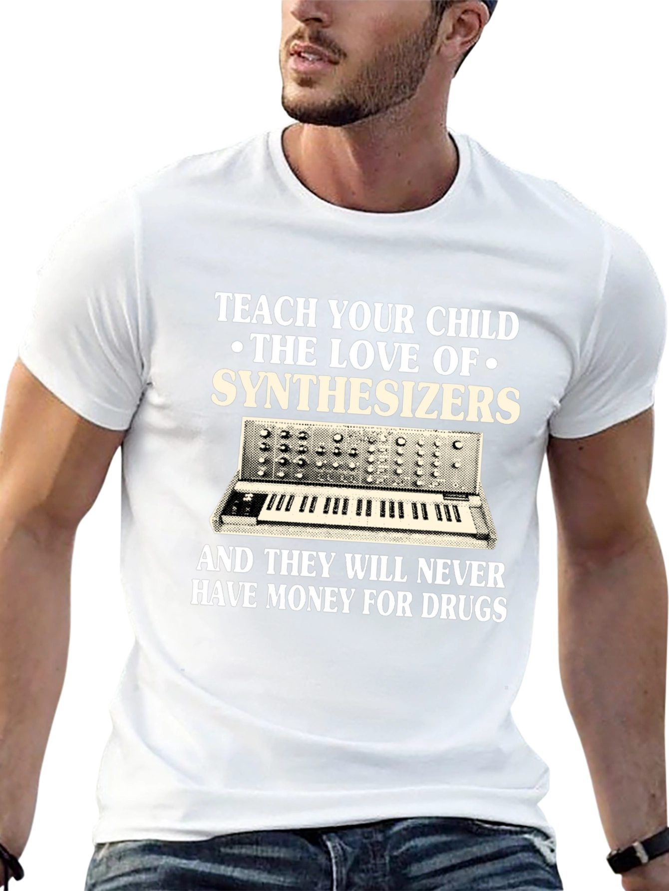 Teach Your Child Synthesizers Graphic T-Shirt