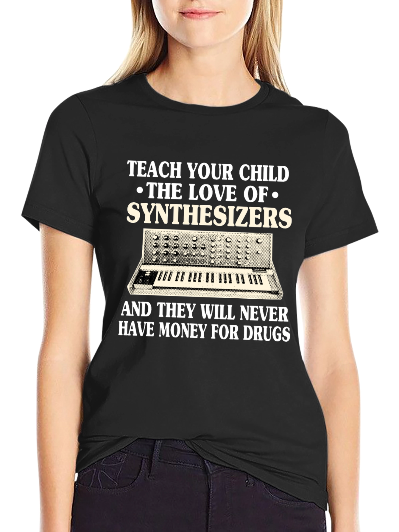 Teach Your Child Synthesizers Graphic T-Shirt