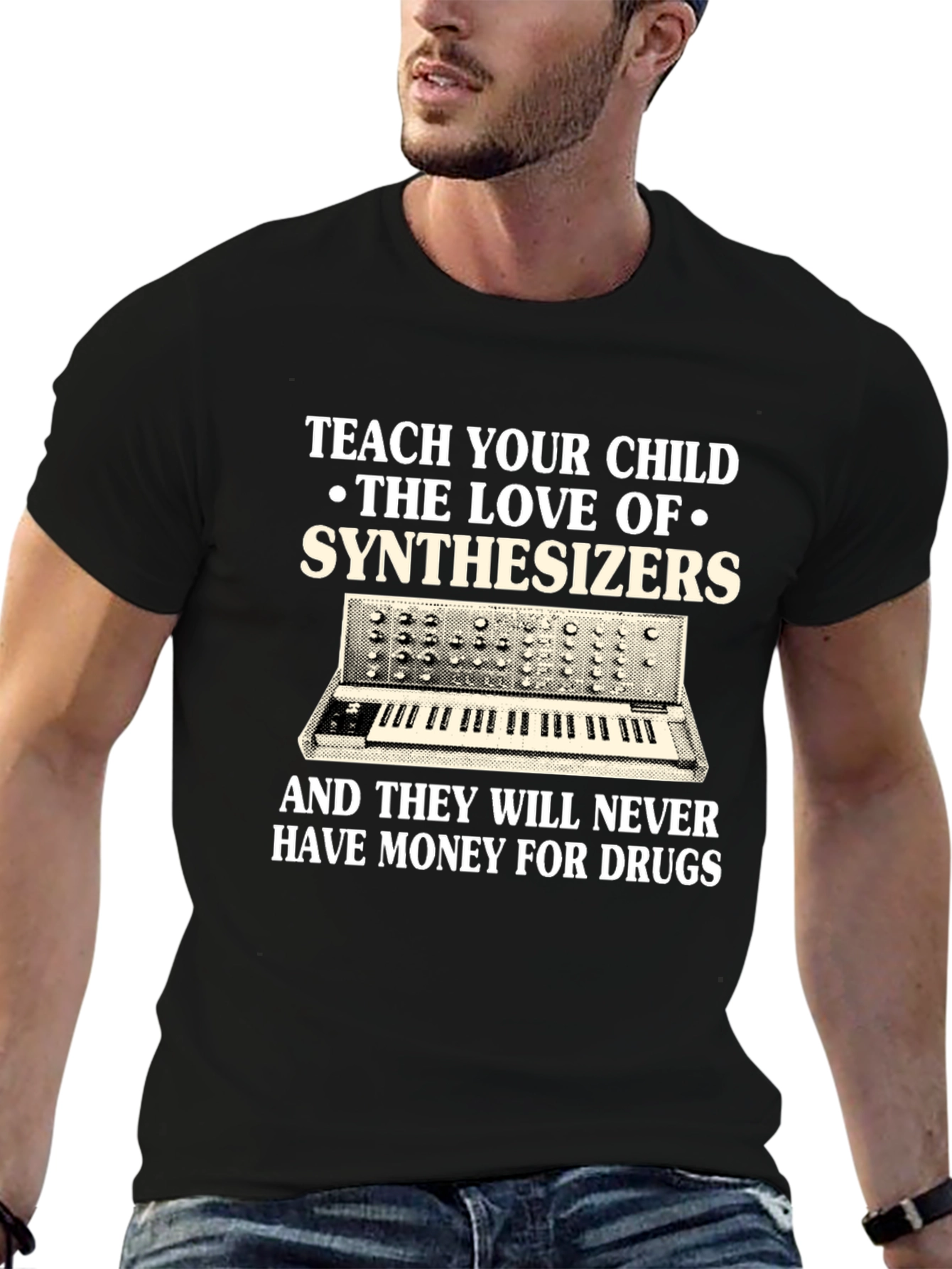 Teach Your Child Synthesizers Graphic T-Shirt