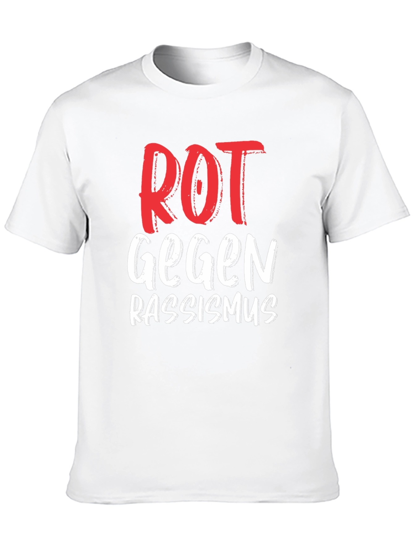 Rot Gegen Rassismus T-Shirt - Anti Racism Tee