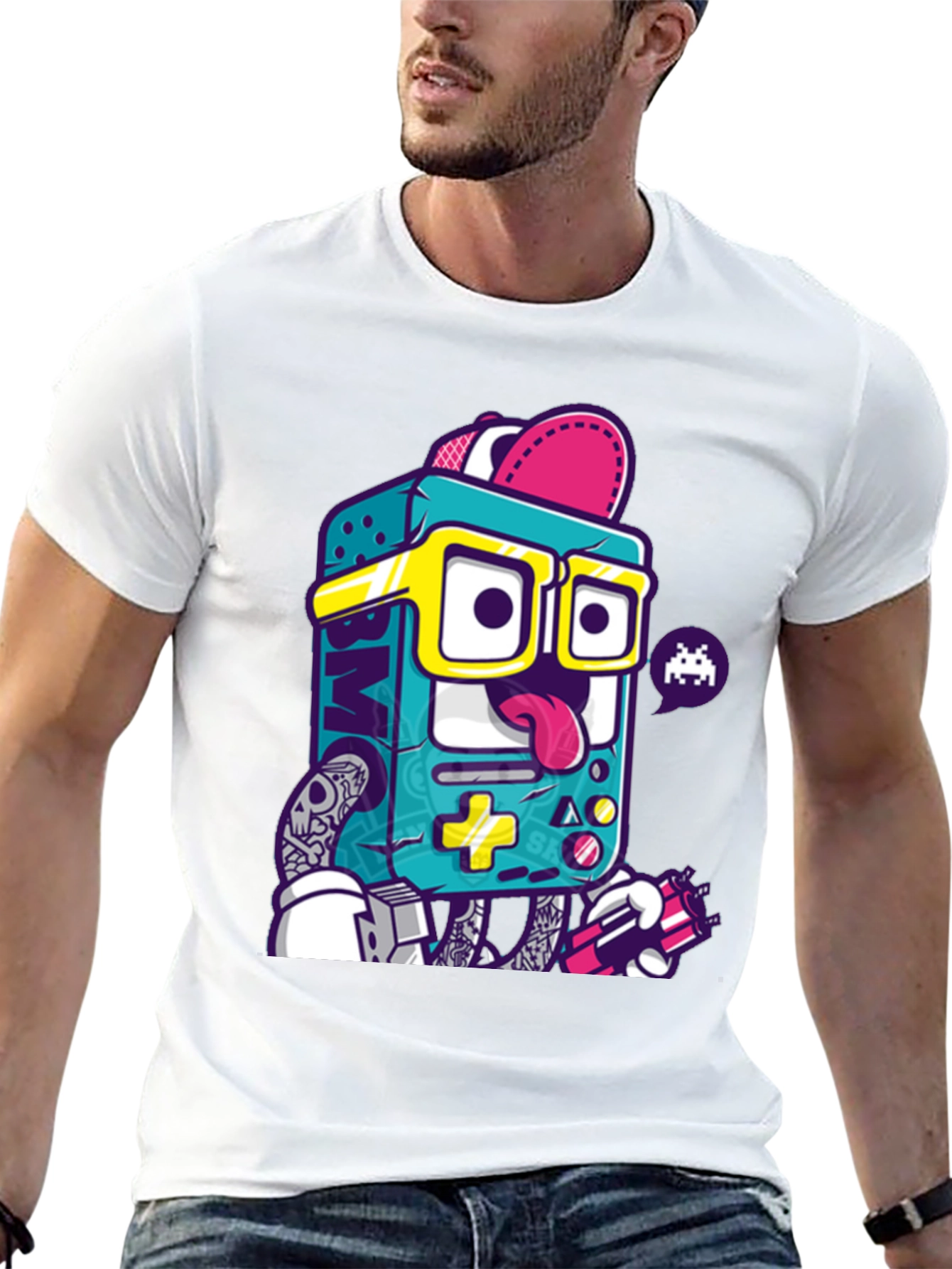 Retro Game Console T-Shirt - Fun Graphic Tee