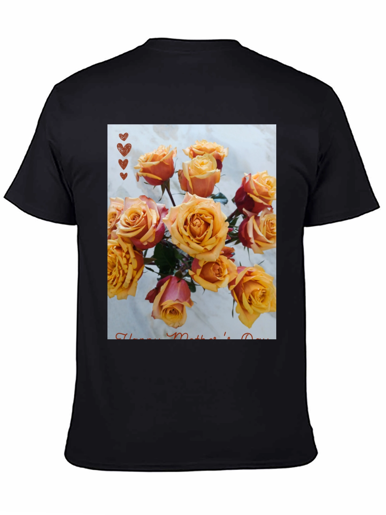 Floral Mothers Day T-Shirt - Rose Bouquet Design