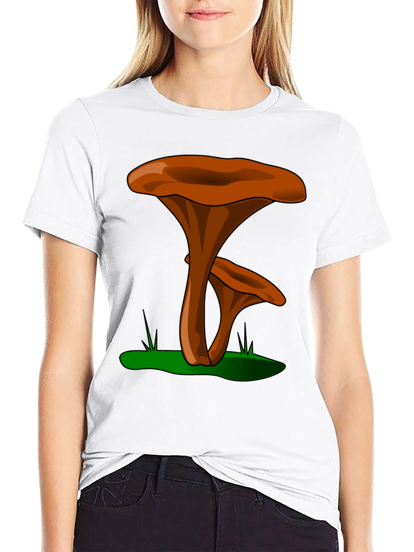 Mushroom Graphic Tee - Funky Nature Shirt