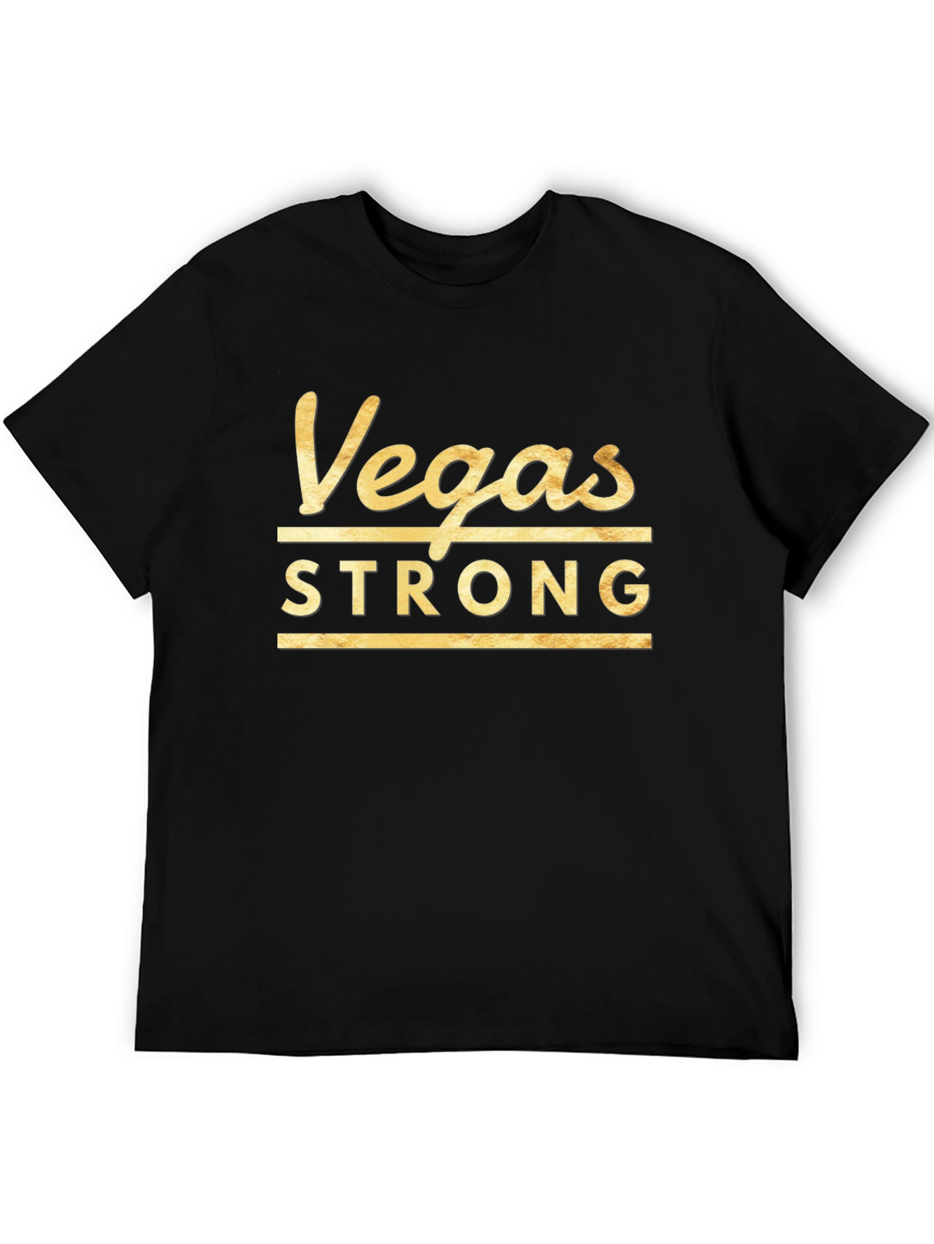 Vegas Strong Black Graphic Tee