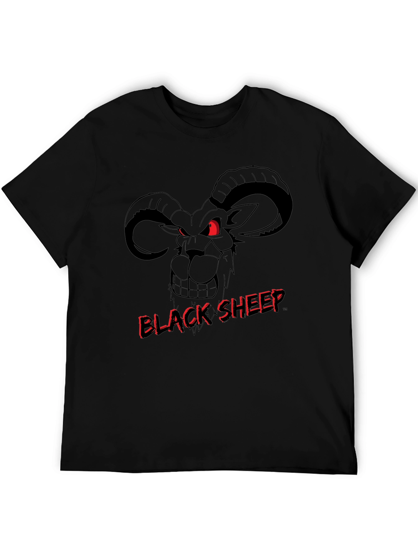 Black Sheep Graphic Tee - Mens Crew Neck Shirt