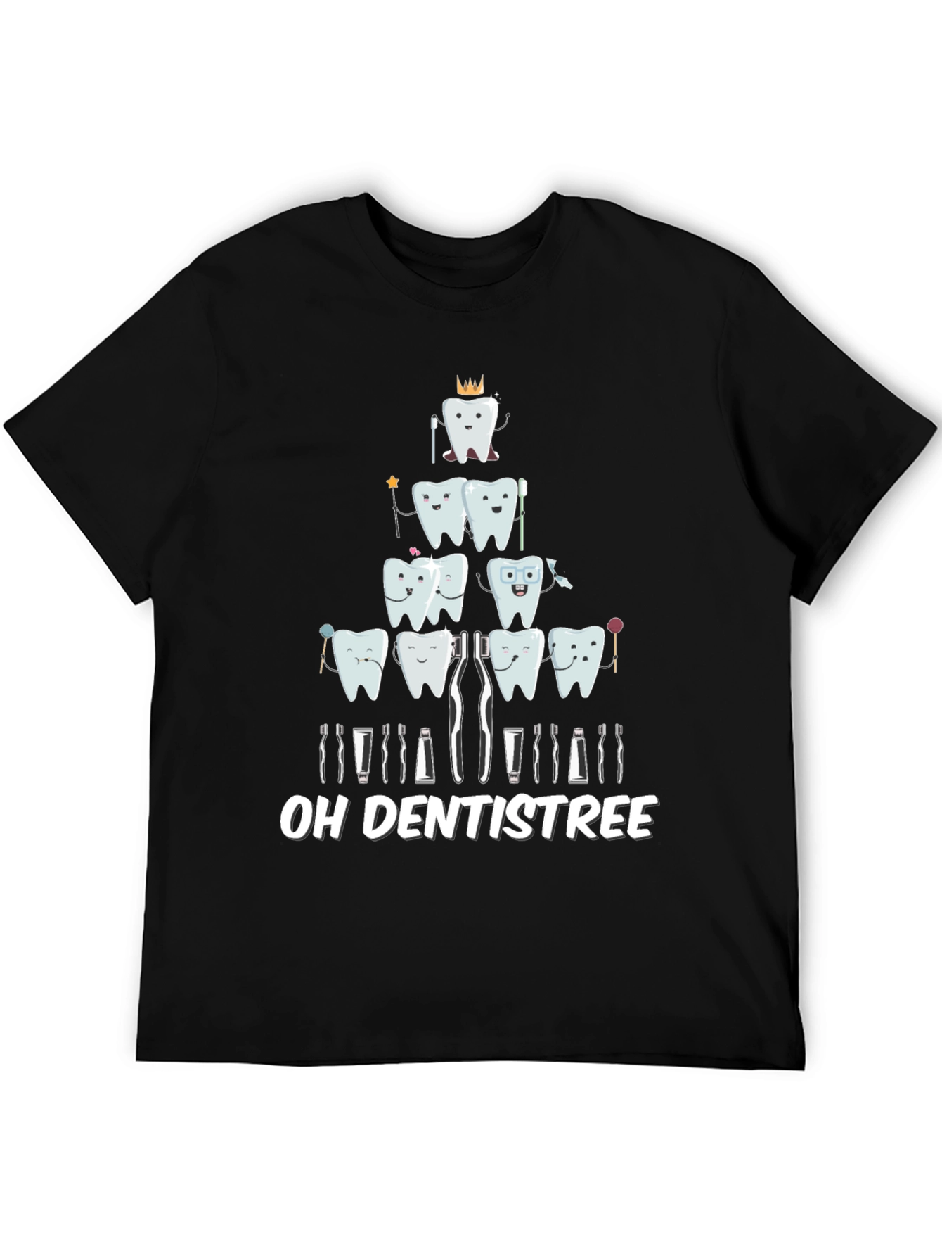 Oh Dentistree T-Shirt Funny Dental Christmas Tee