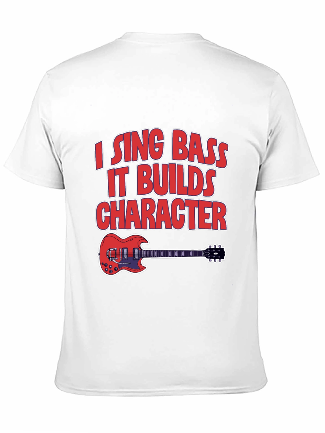 I Sing Bass Guitar Graphic T-Shirt