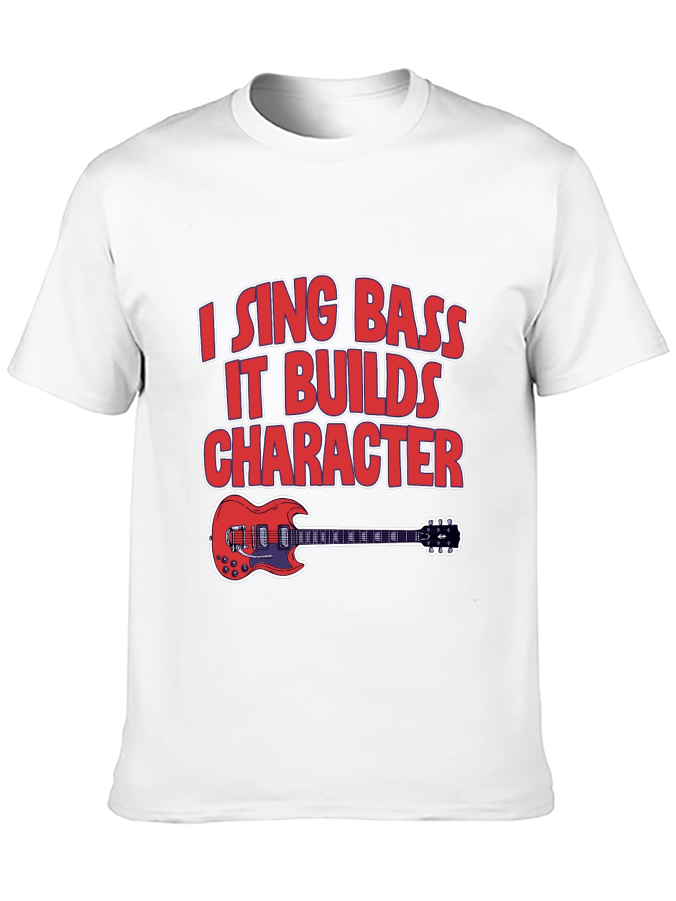 I Sing Bass Guitar Graphic T-Shirt