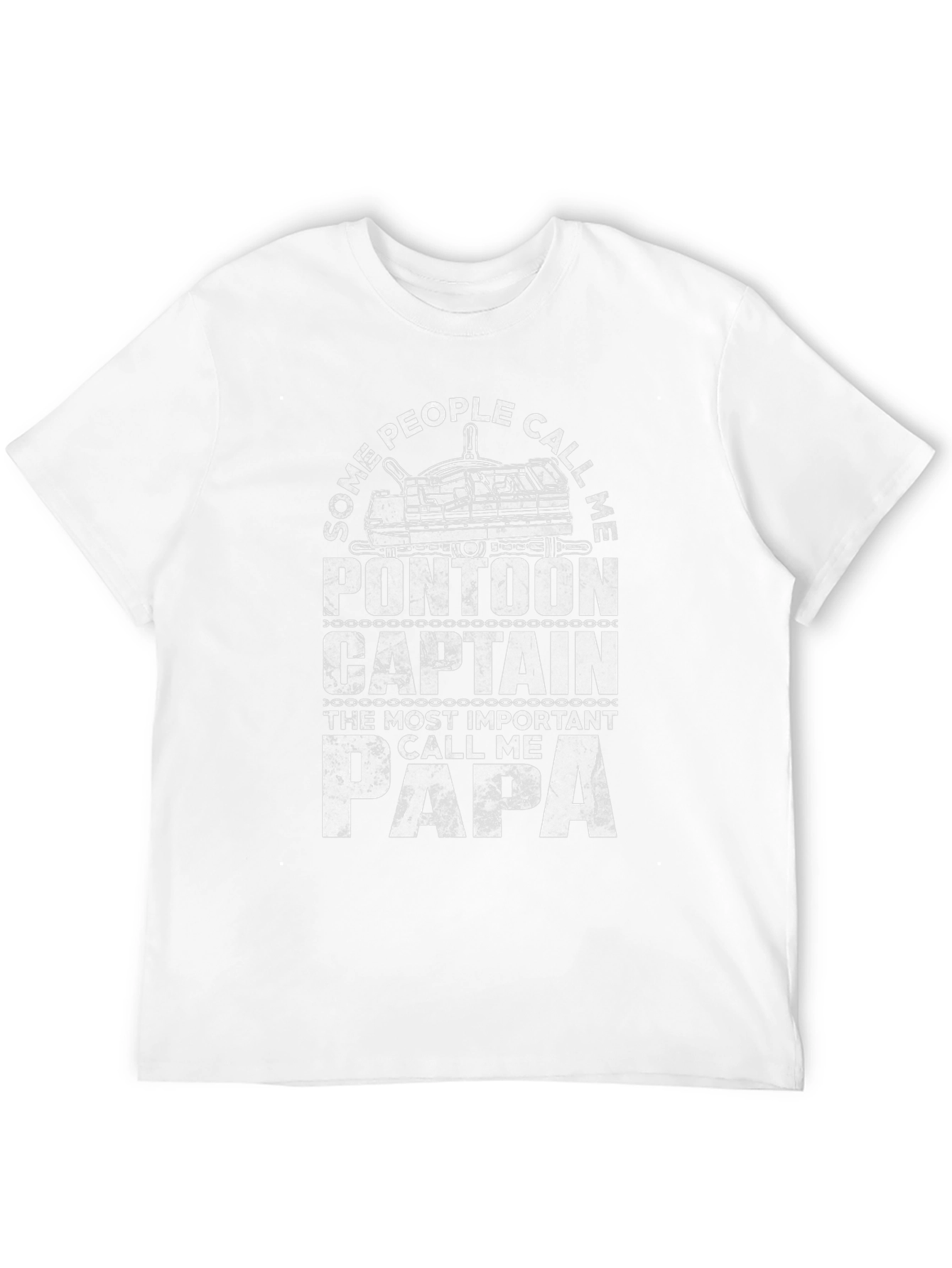 Pontoon Captain Papa Graphic T-Shirt