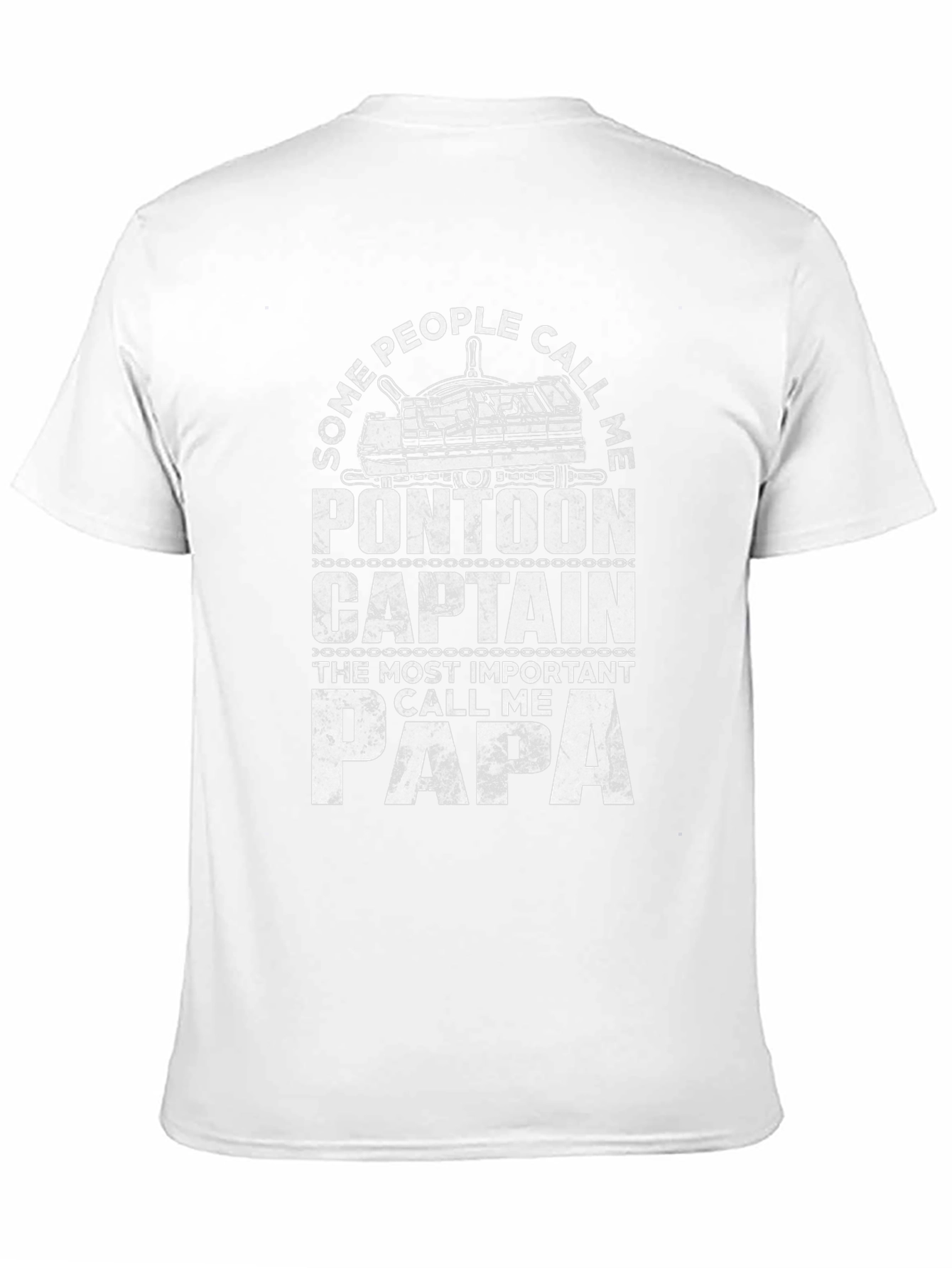 Pontoon Captain Papa Graphic T-Shirt