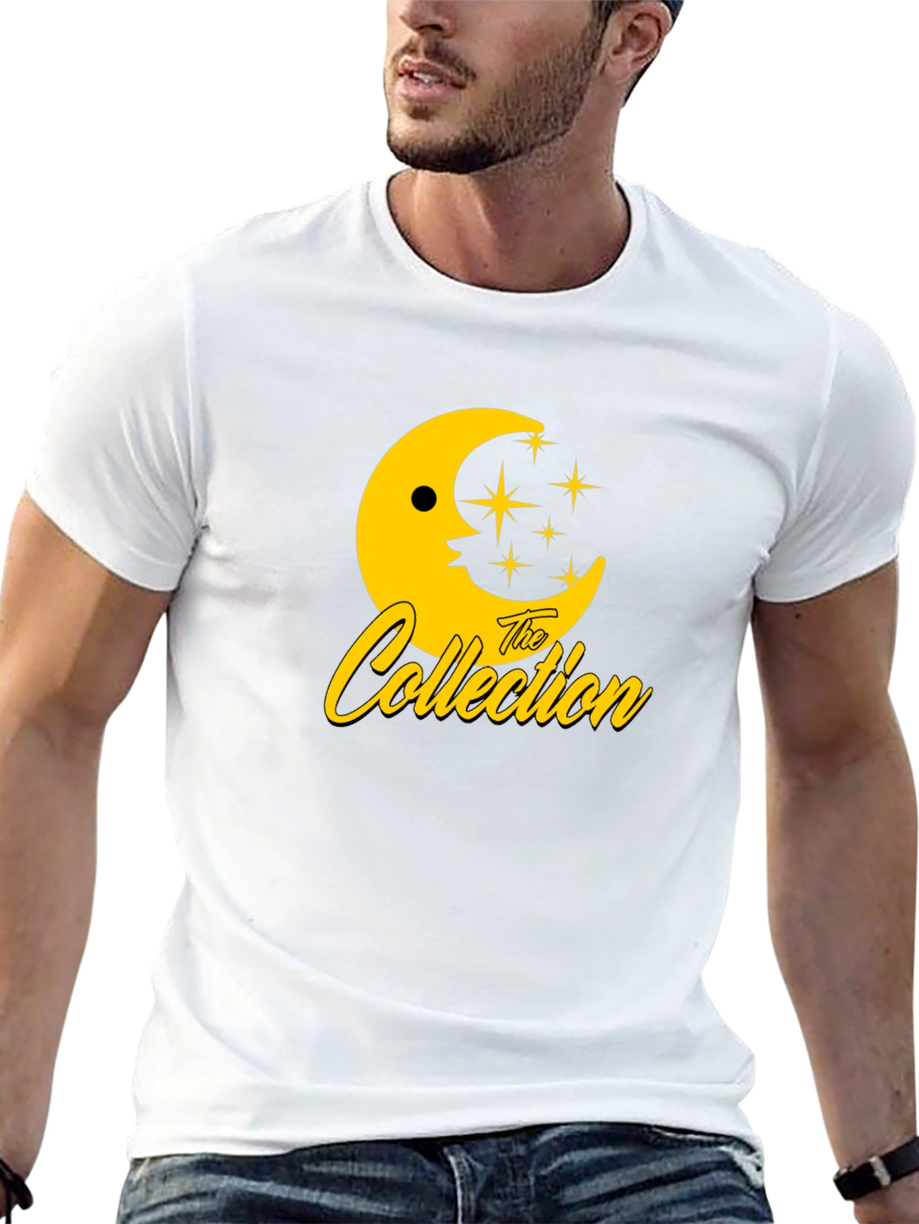 The Collection Moon & Stars Black Graphic Tee