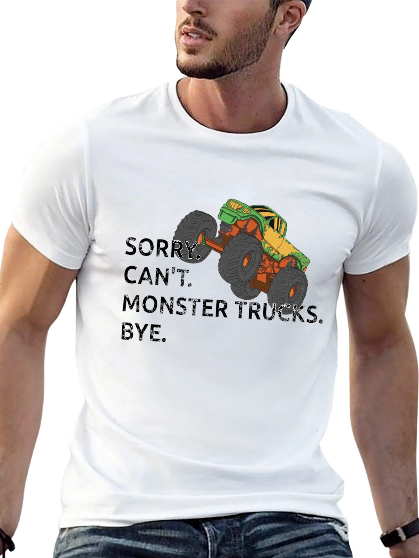 Monster Truck Graphic T-Shirt - Sorry Cant Bye