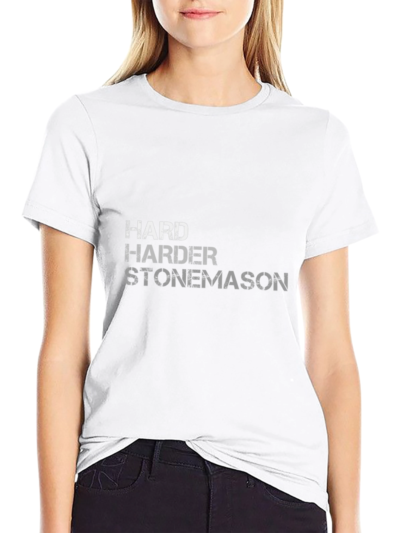 Harder Stonemason Tee - Premium Cotton Blend