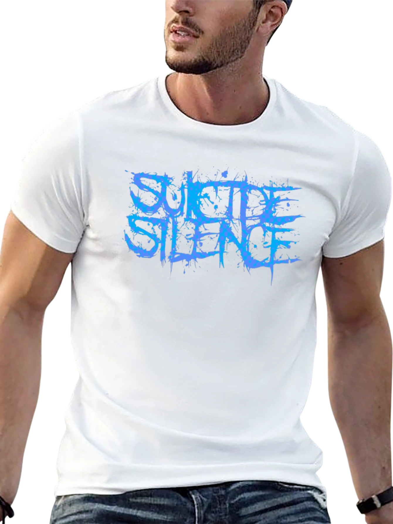 Suicide Silence Band T-Shirt - Black Metal Tee