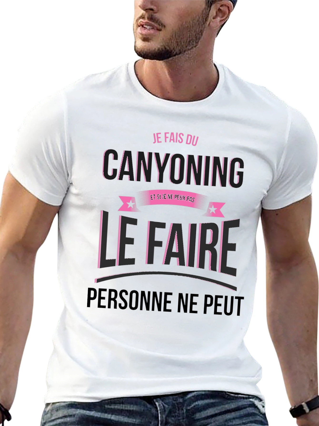 Canyoning Graphic Tee - Je Fais Du Canyoning