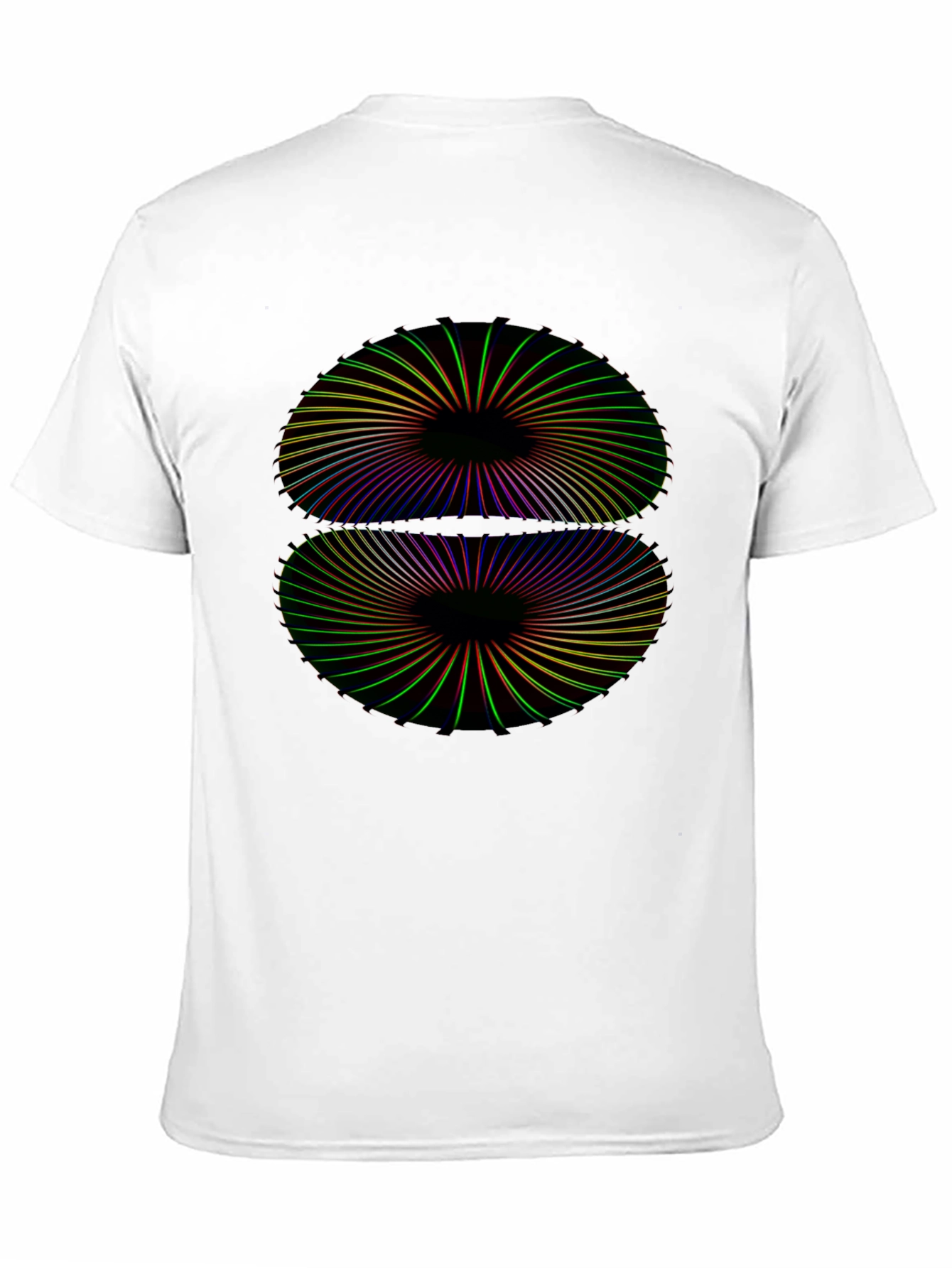 Abstract Optical Illusion Graphic T-Shirt