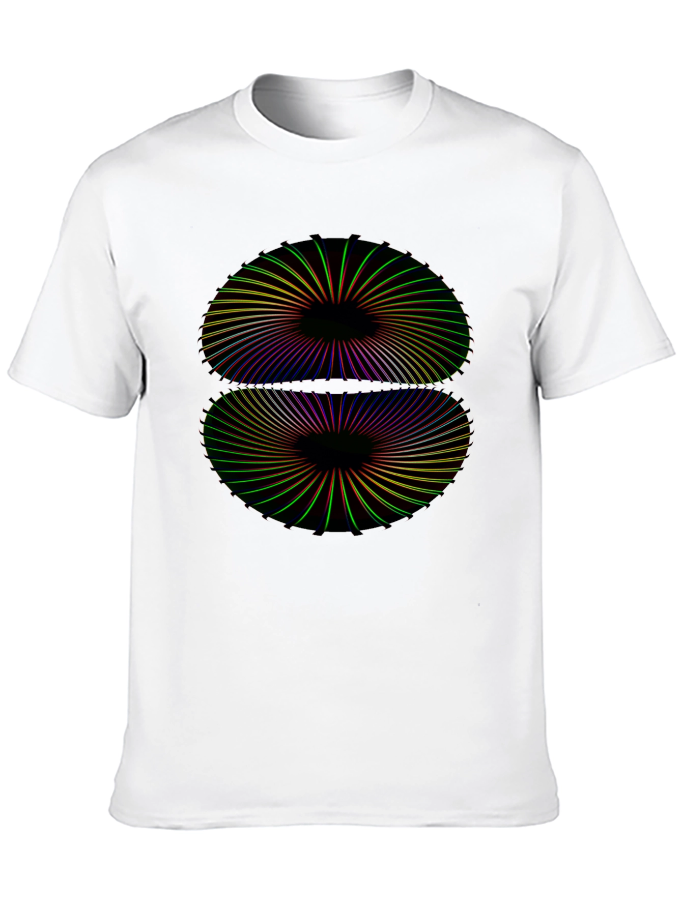 Abstract Optical Illusion Graphic T-Shirt