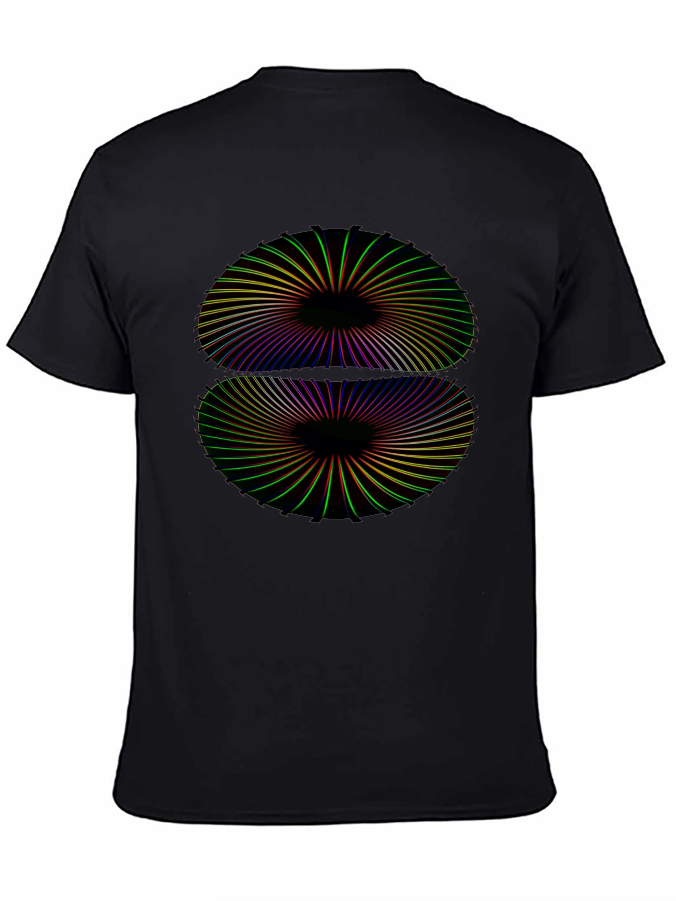 Abstract Optical Illusion Graphic T-Shirt