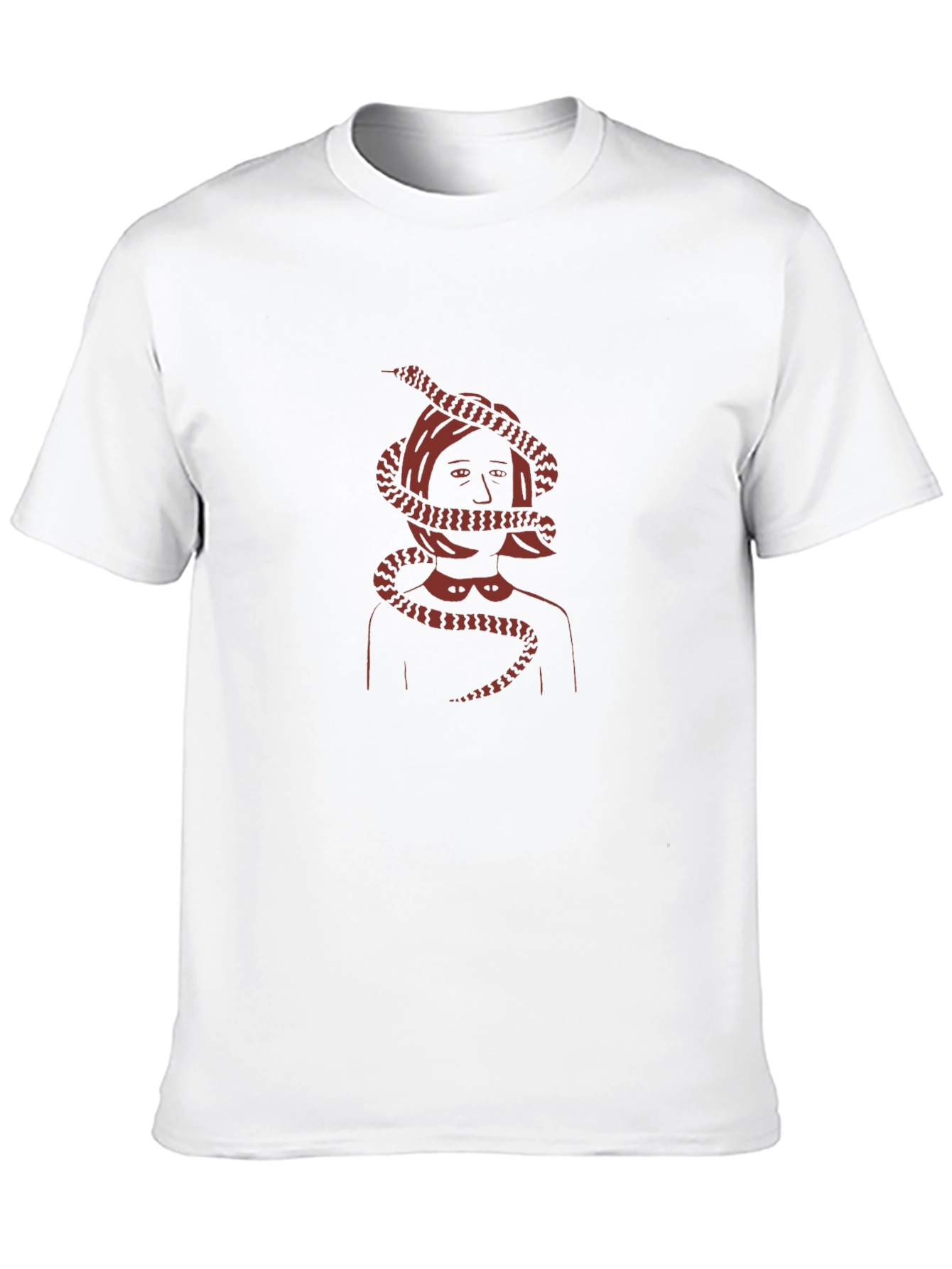Serpents Embrace Graphic Tee - Dark Aesthetic