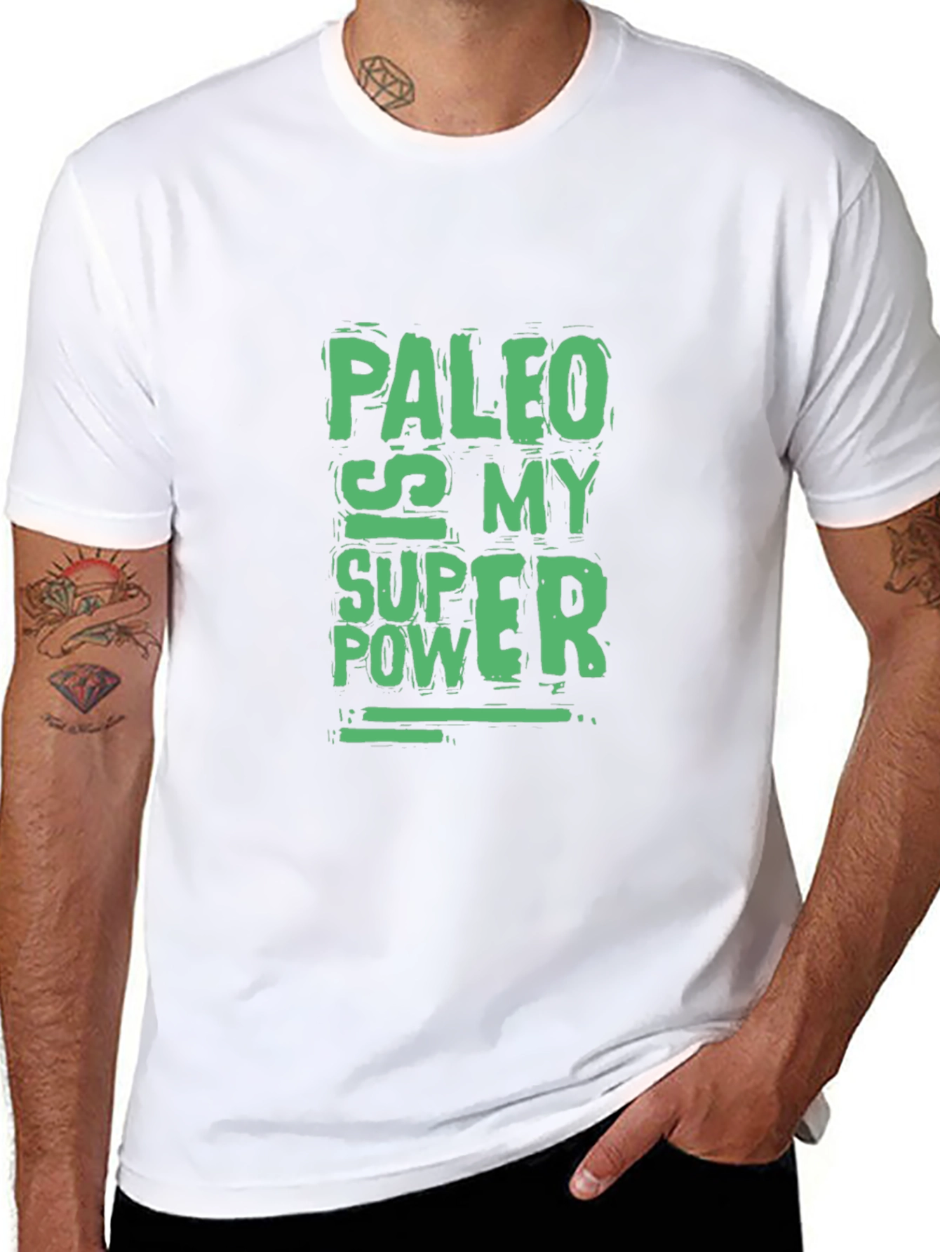 Paleo Is My Super Power Graphic Tee