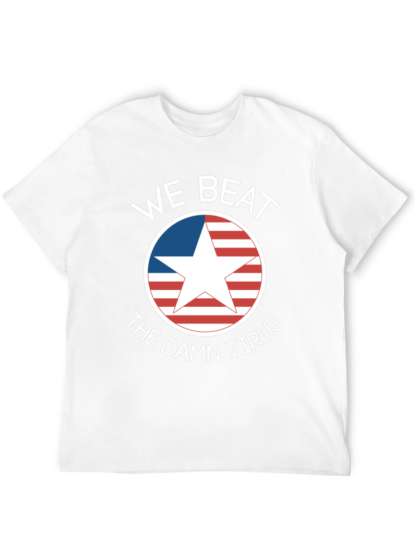 We Beat The Damn Virus Graphic Tee