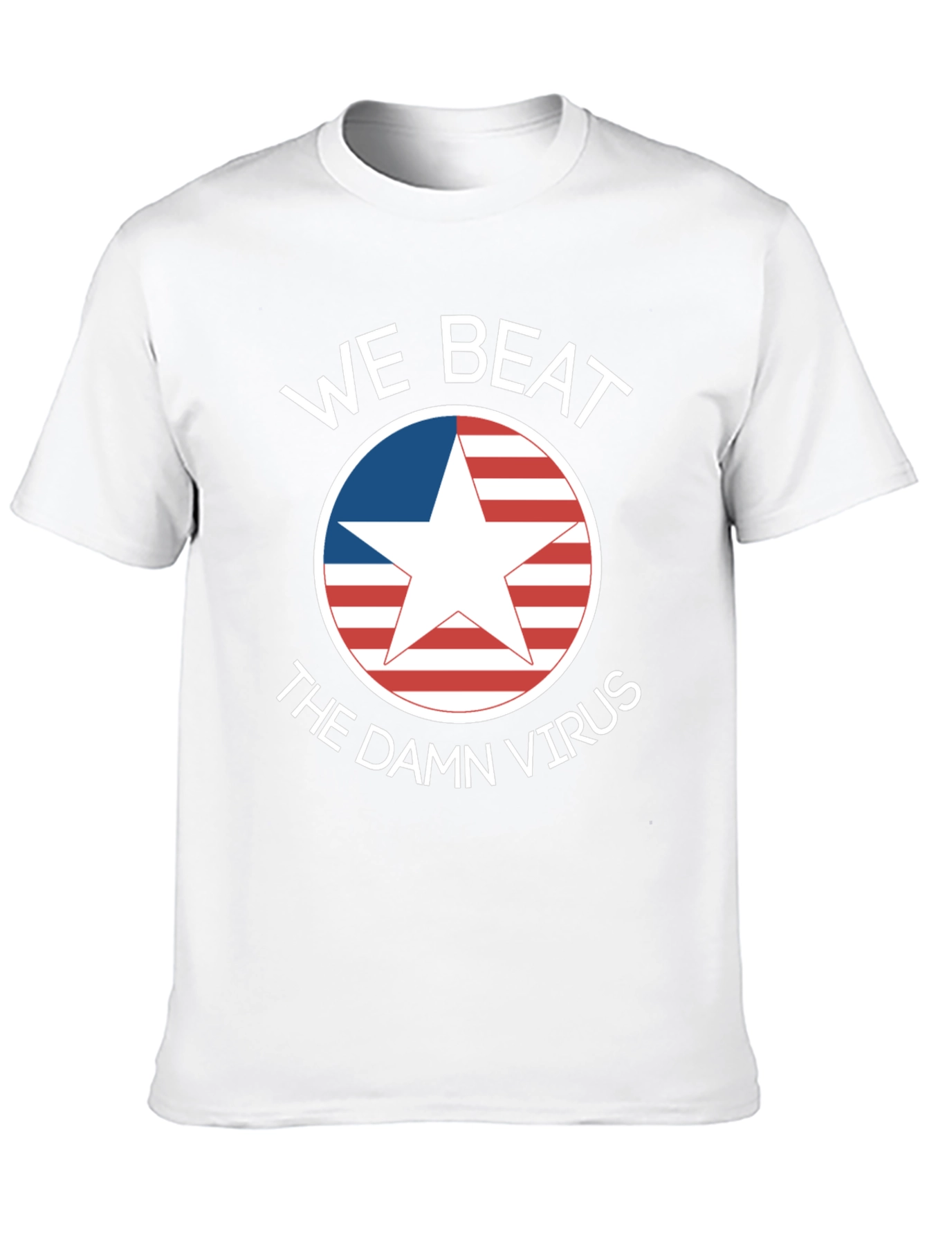 We Beat The Damn Virus Graphic Tee