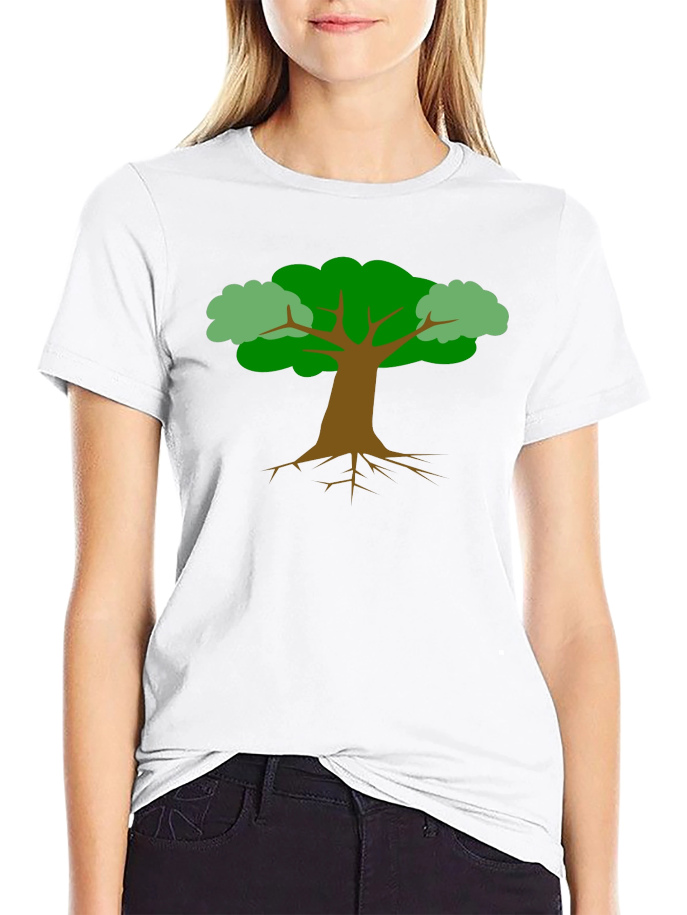 Nature Tree Graphic Tee - Black Unisex Shirt